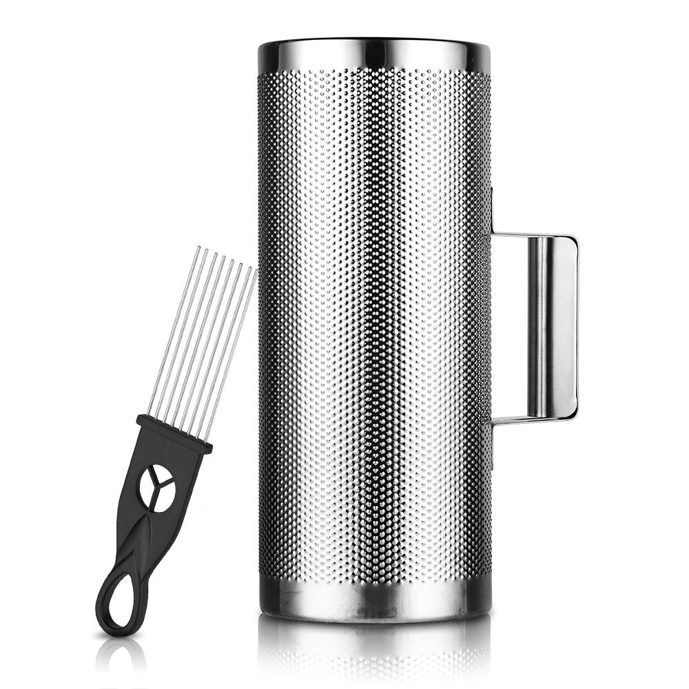 Metal Guiro 12x 5 Stainless Steel with Scraper Latin Percussion Instrument,By Vangoa