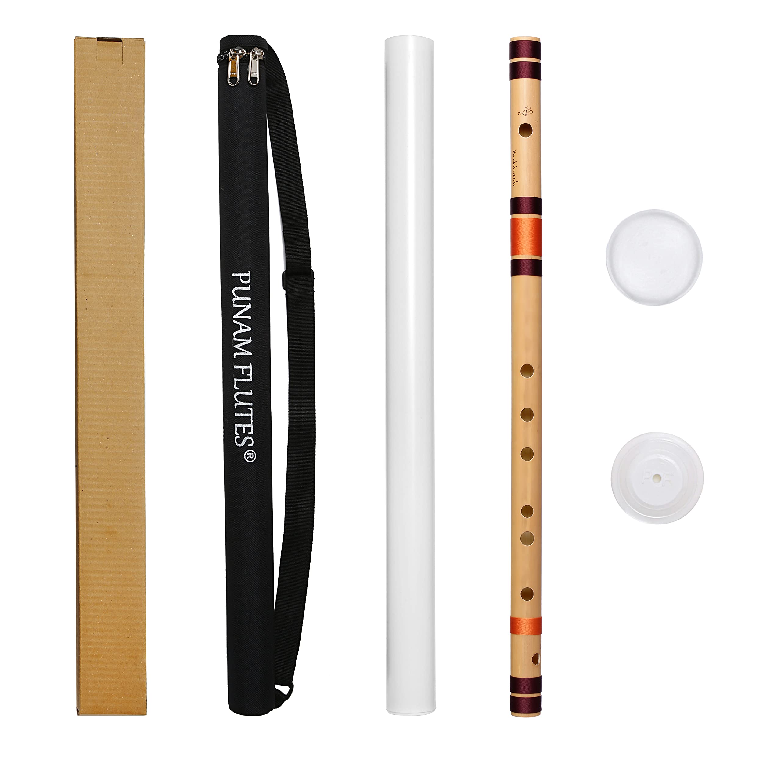 Punam Flutes A Sharp Base Left Hand Size 21.85 Inches