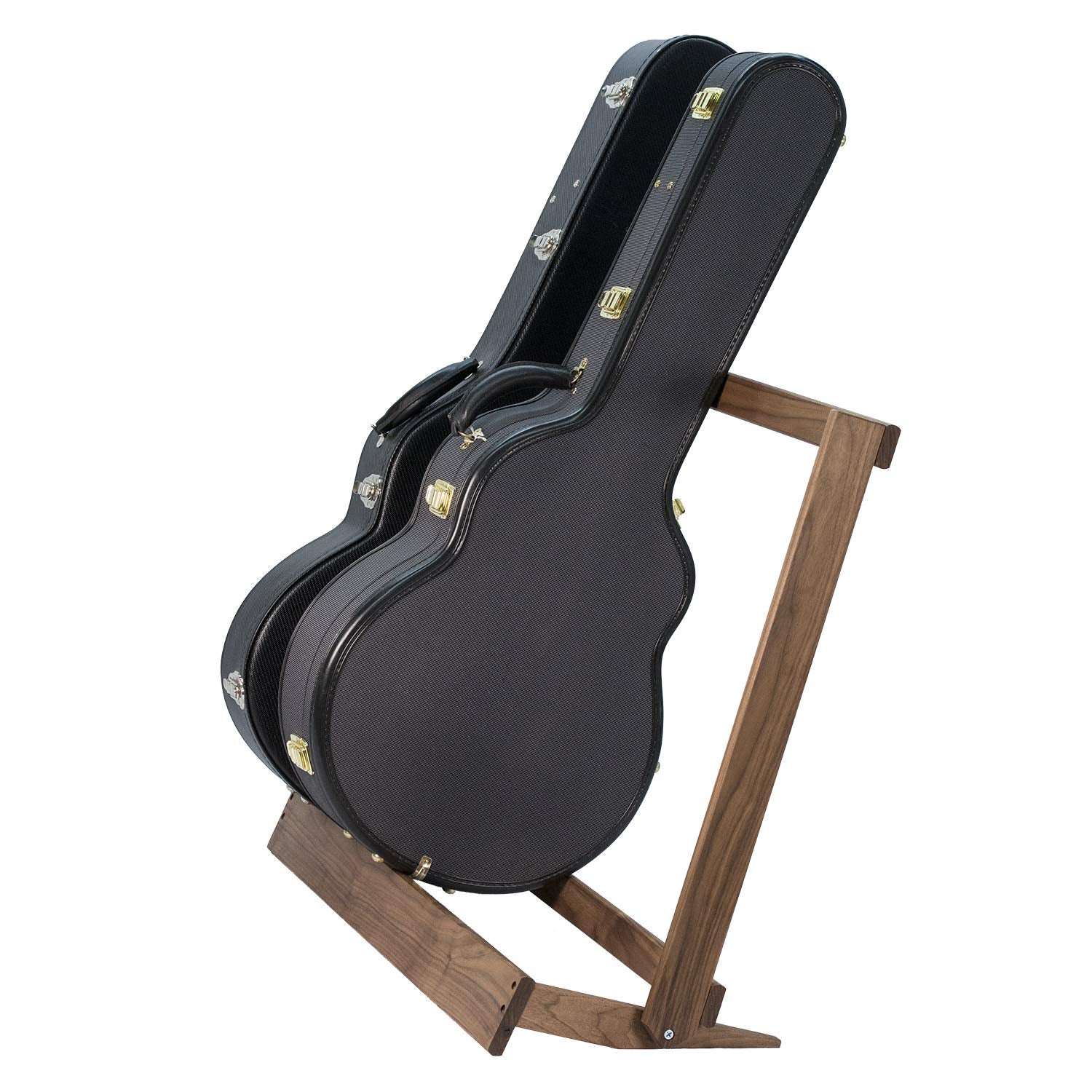 String Swing Walnut Guitar Case Rack For Electric And Acoustic, Cc29-Bw