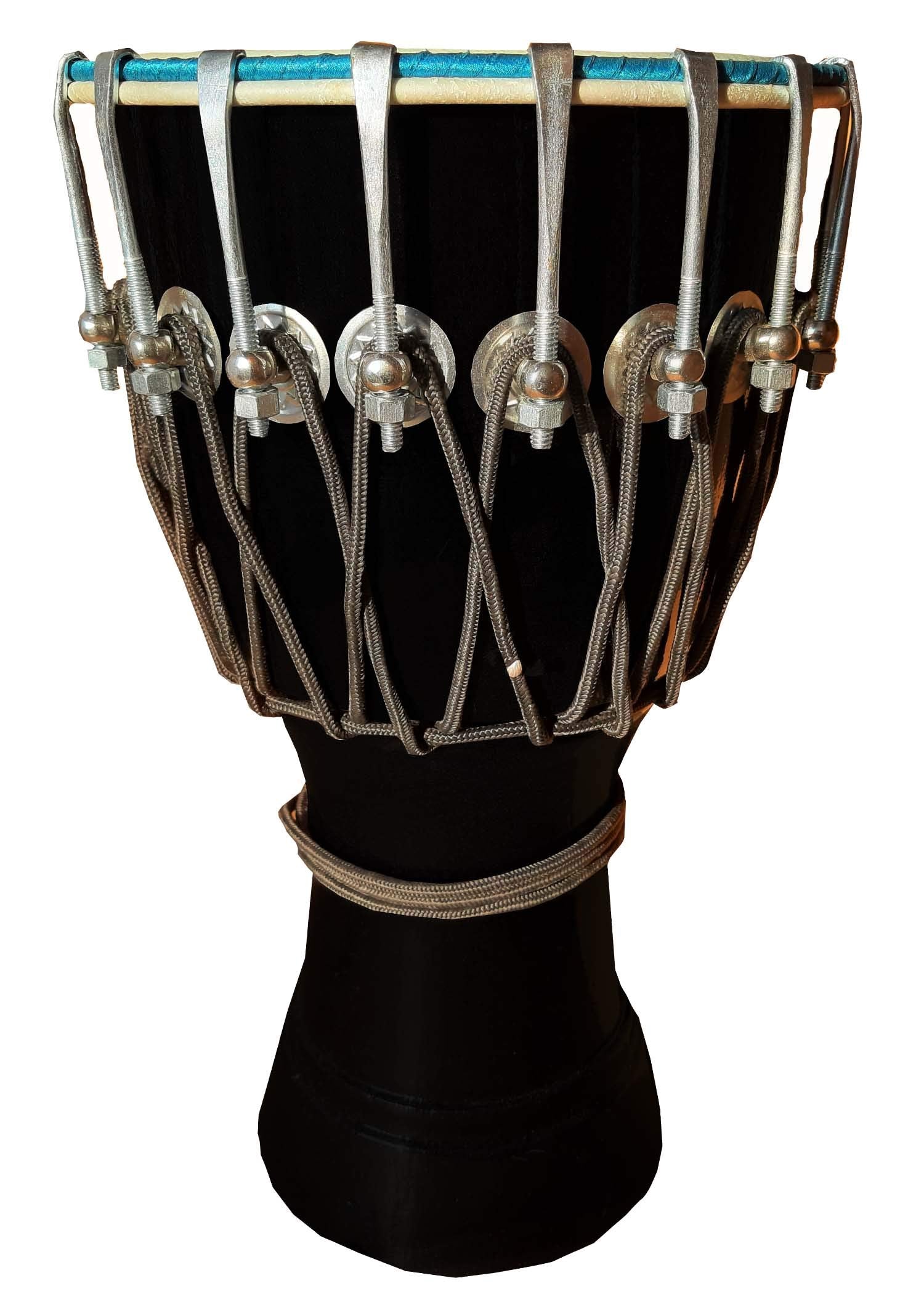 Gt Manufacturers Free Style Rope And Bolt Djembe (Black)