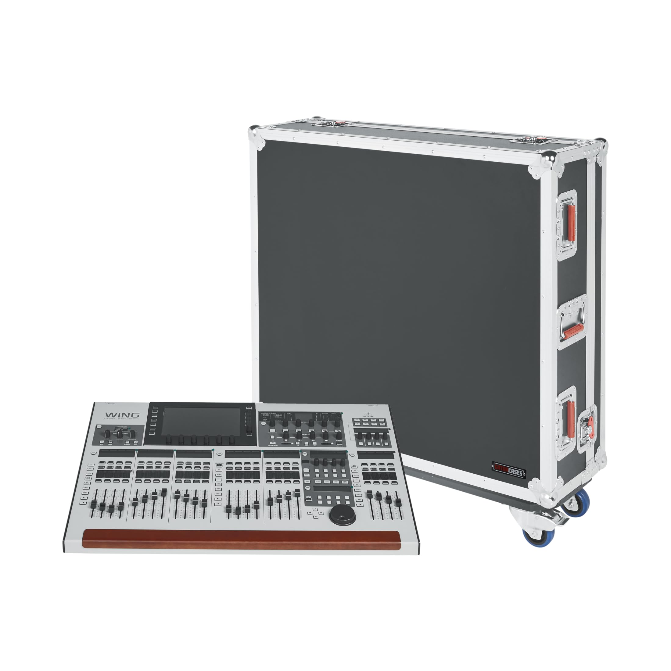 Gator GTOURWING ATA Wood Mixer Case for Behringer WING with Dog House