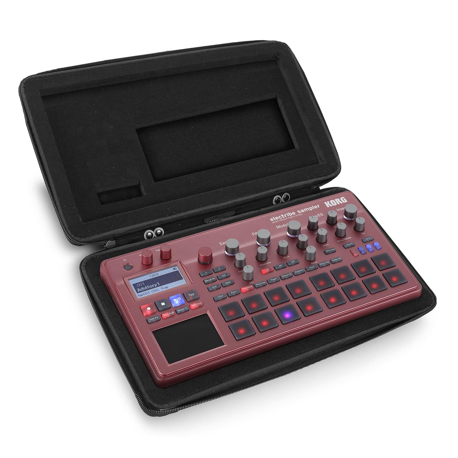 UDG Creator Hardcase for Korg Electribe/Sampler - EVA Durashock Protection Case, Black (U8434BL)