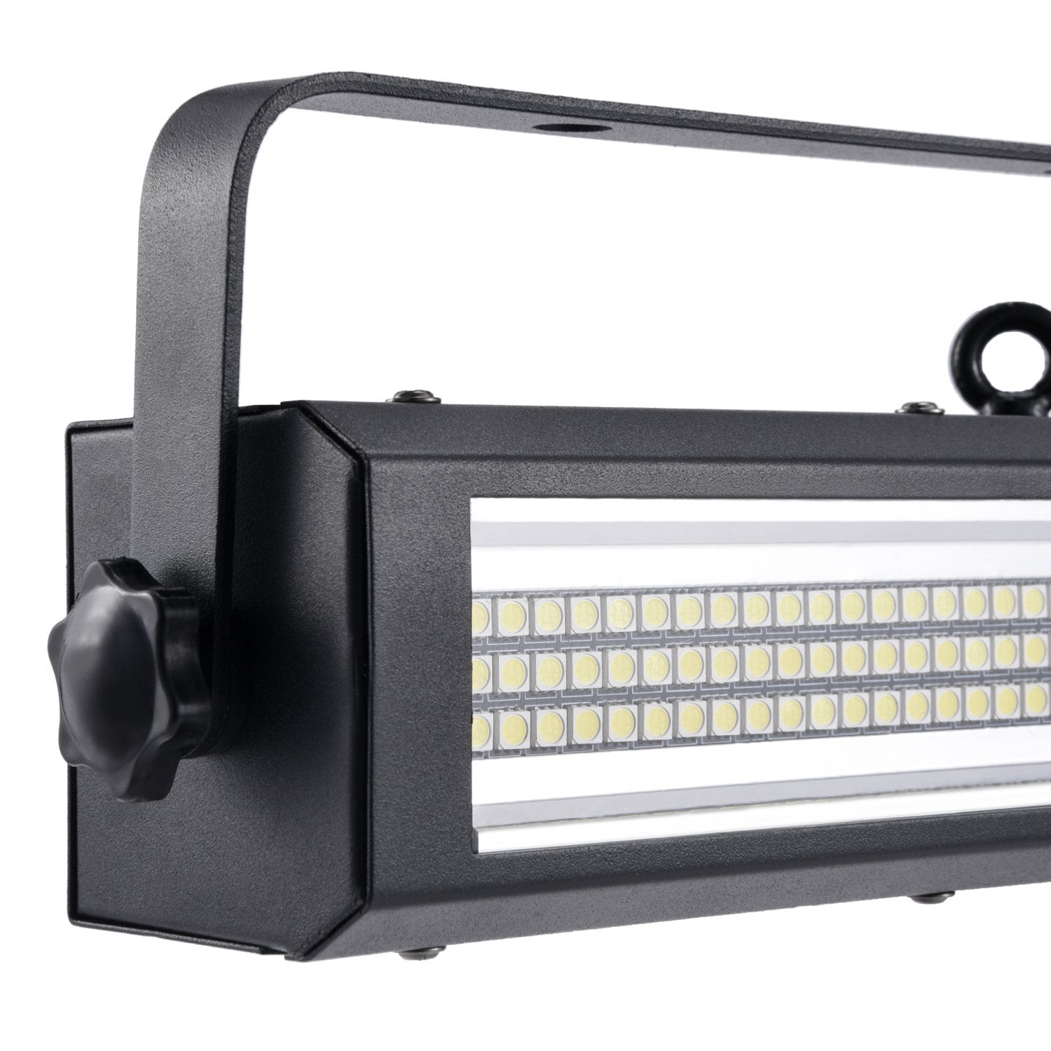 MFL. S100 132-LED Strobe Lights White bright Stage Lighting Strobe Blinder and Wash Light DJ Disco Lights Sound Activated Modes