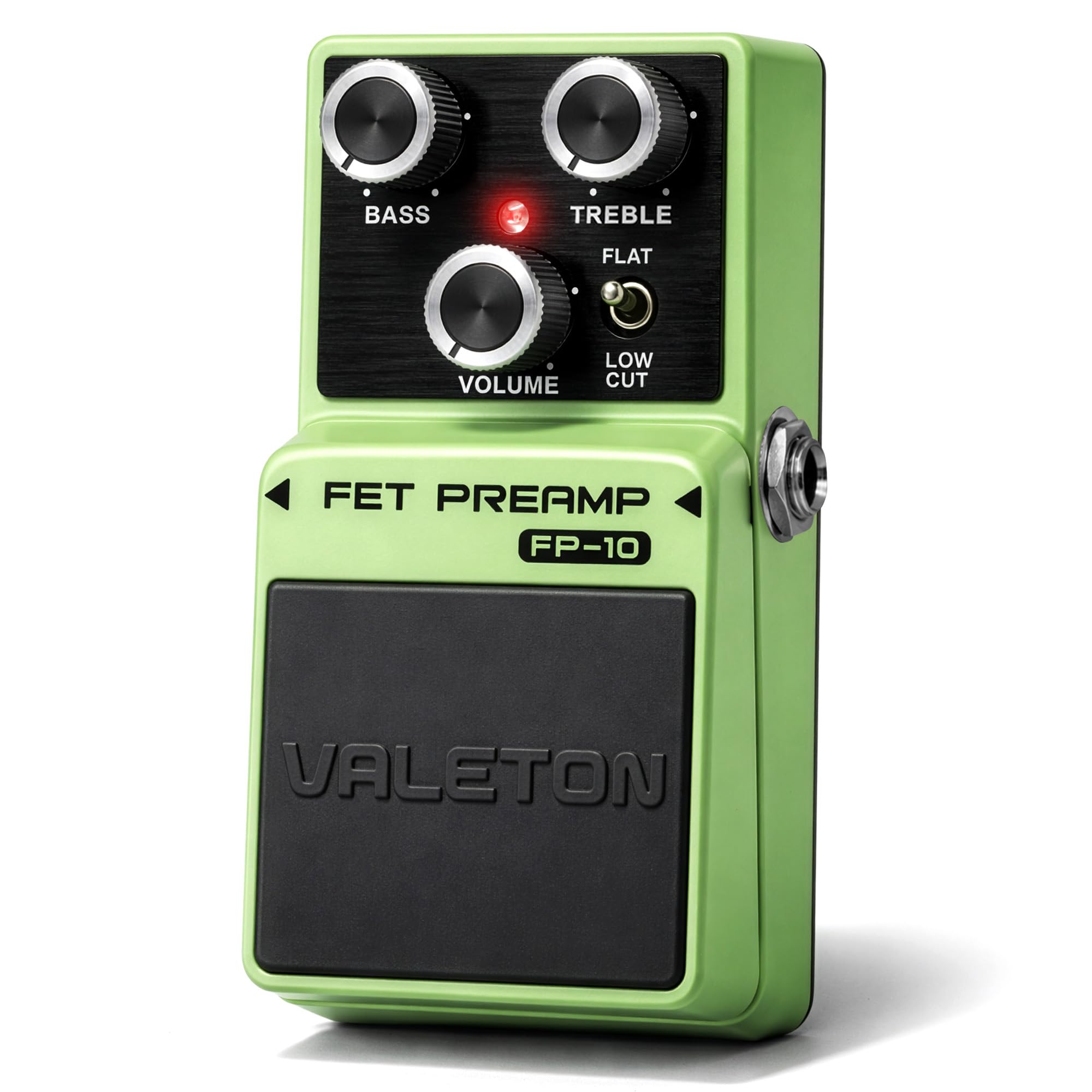 Valeton FET Analog Preamp Guitar Pedal - 26dB Clean Boost with 2 Band EQ and Low Cut Switch, Analog Signal Path, Compact Metal G