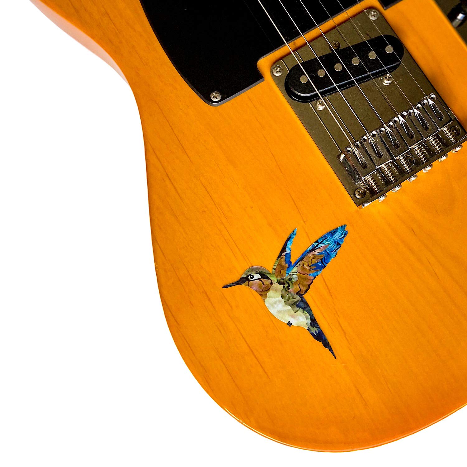 Jacamow Guitar and Bass Instrument Inlay Sticker Hummingbird