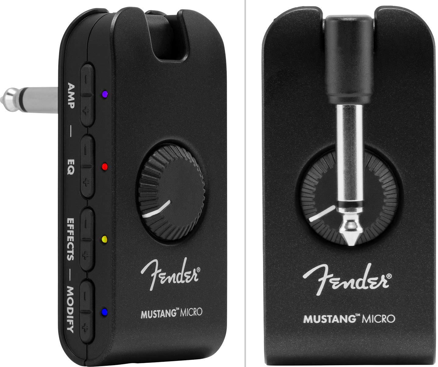 Fender Mustang Micro Personal Guitar Amplifier Bundle with Austin Bazaar Exclusive 12-Pack Picks and Instructional DVD