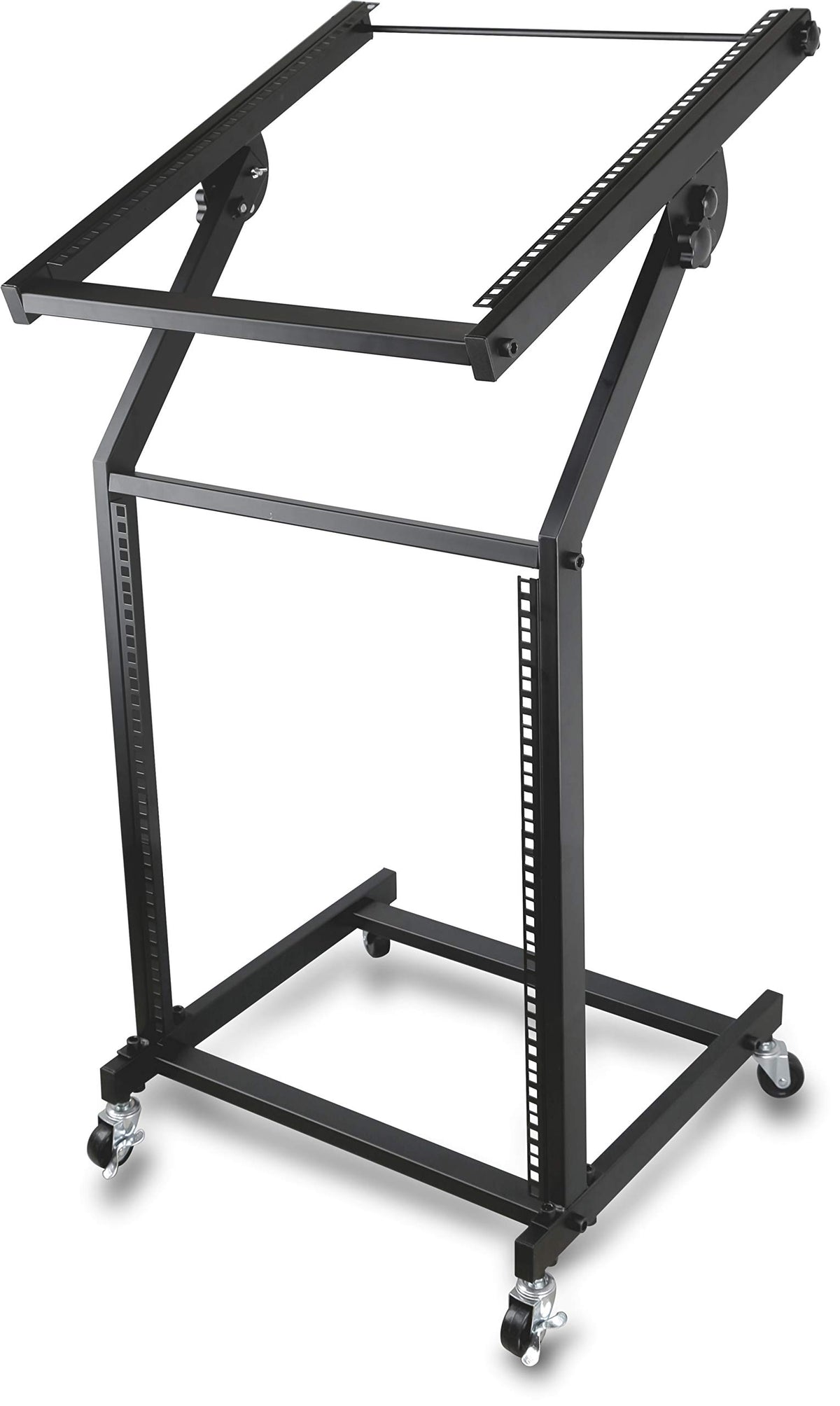 Powerpak Mx-9U Mixer Studio Rack Mount Rolling Stand Adjustable Top Pl ...