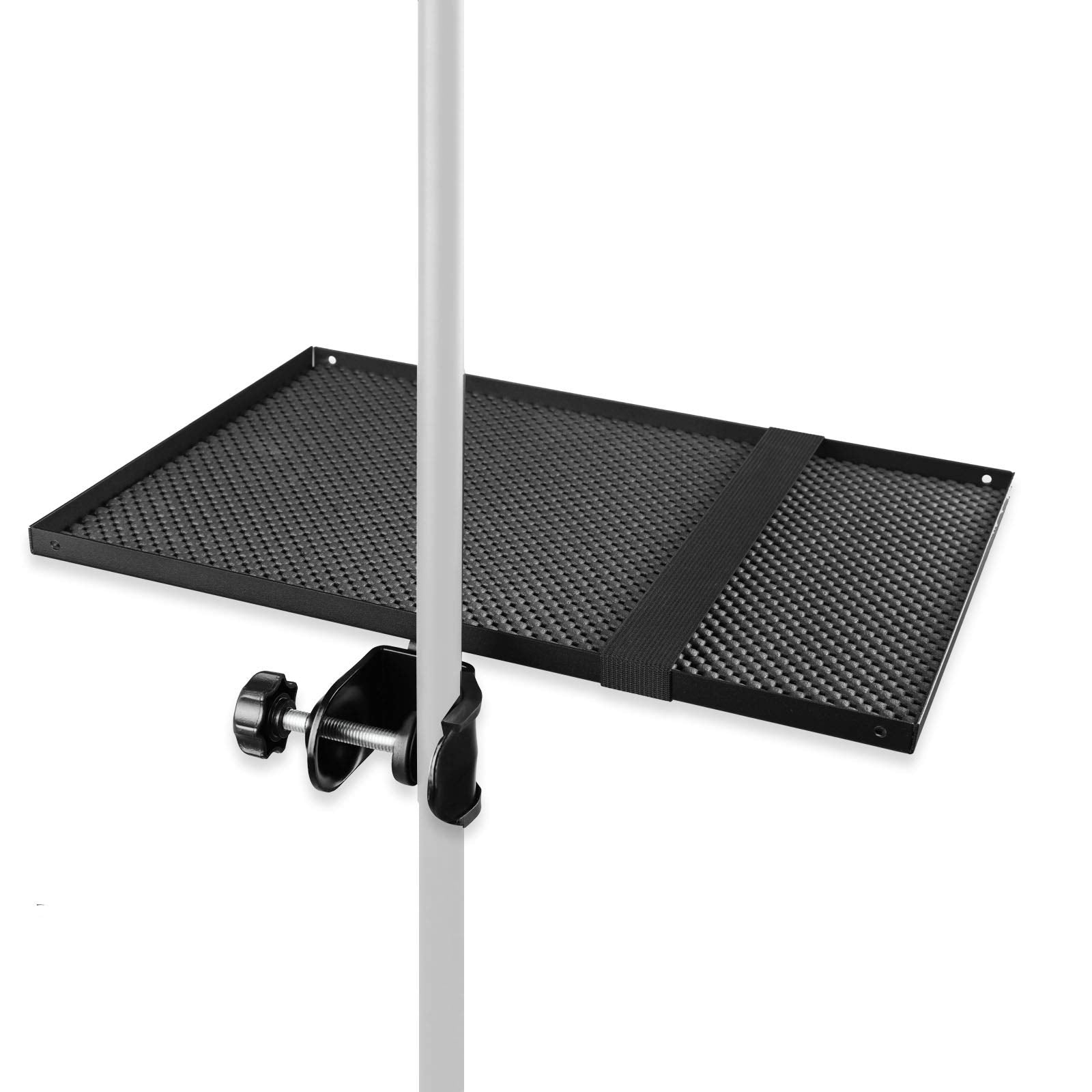 Mr.Power Microphone Stand Rack Tray Holder For Stage, Live Streaming, Recording (13 '' X 9 '')(Large)