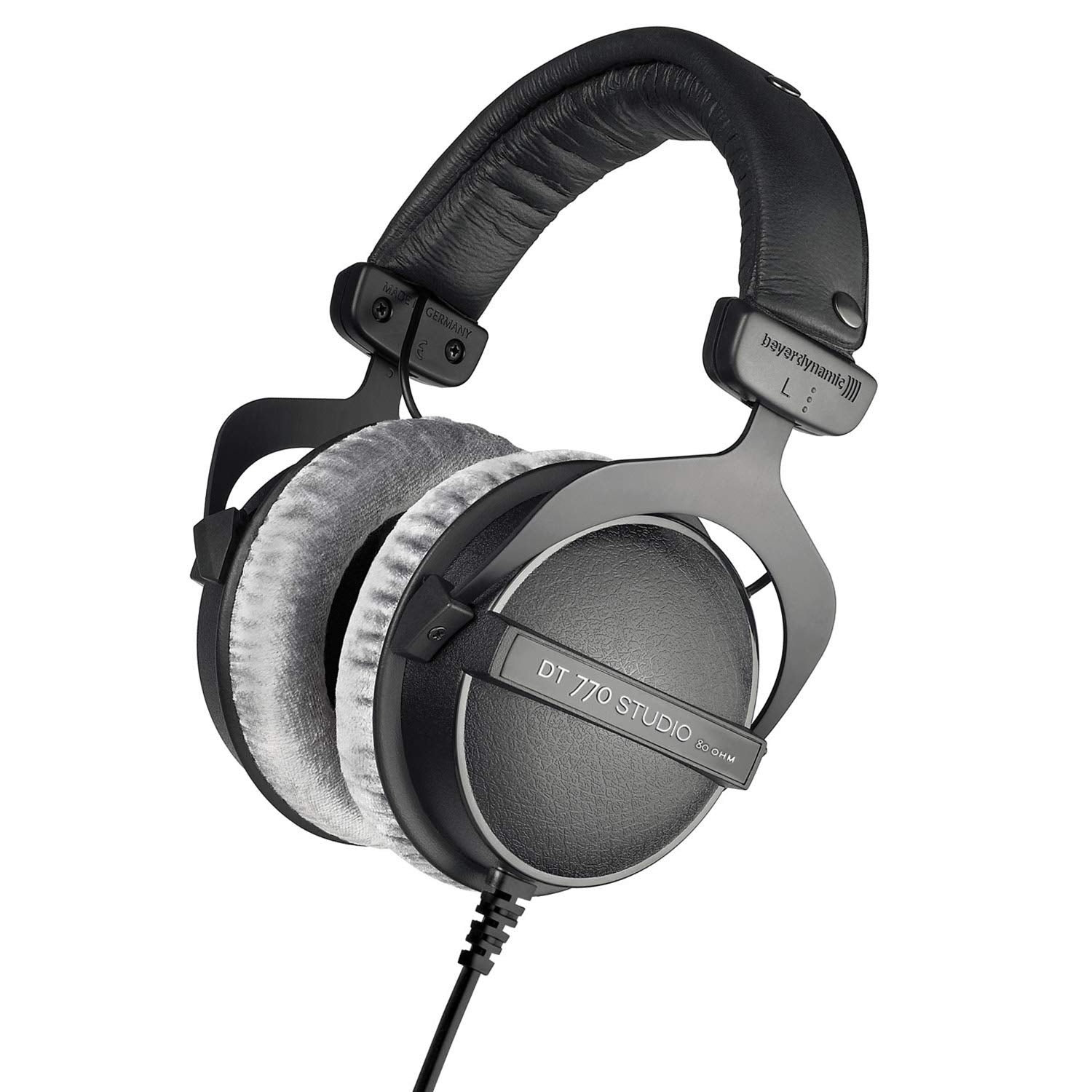 Beyerdynamic Dt 770 Pro Studio Headphones - Over-Ear, Closed-Back, Professional Design For Recording And Monitoring (80 Ohm, Gre