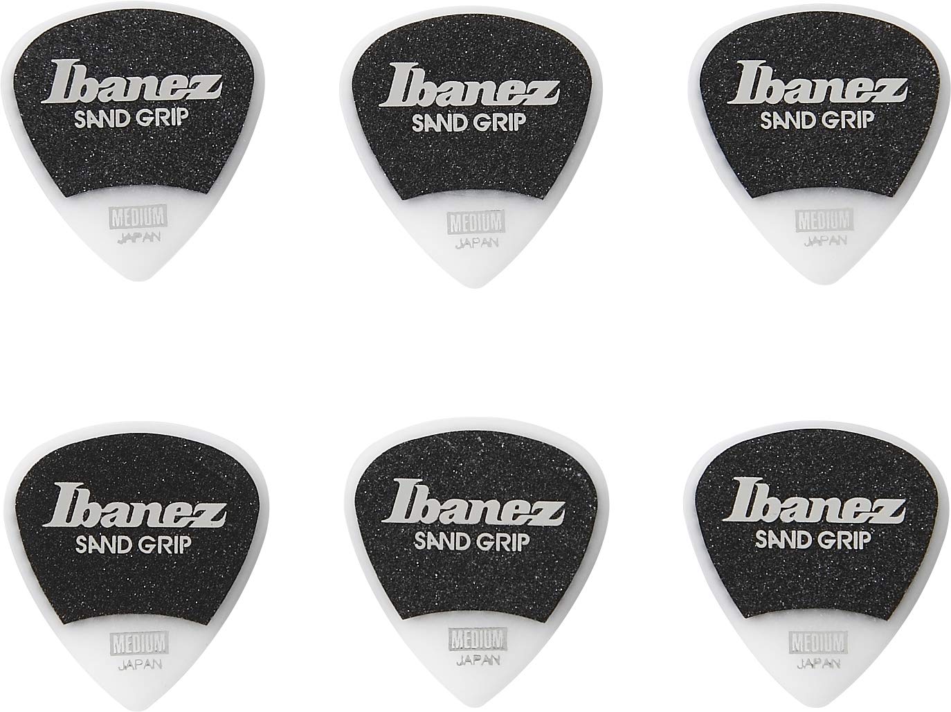 Ibanez Grip Wizard Series Sand Grip Pick PA16MSG-WH WHITE