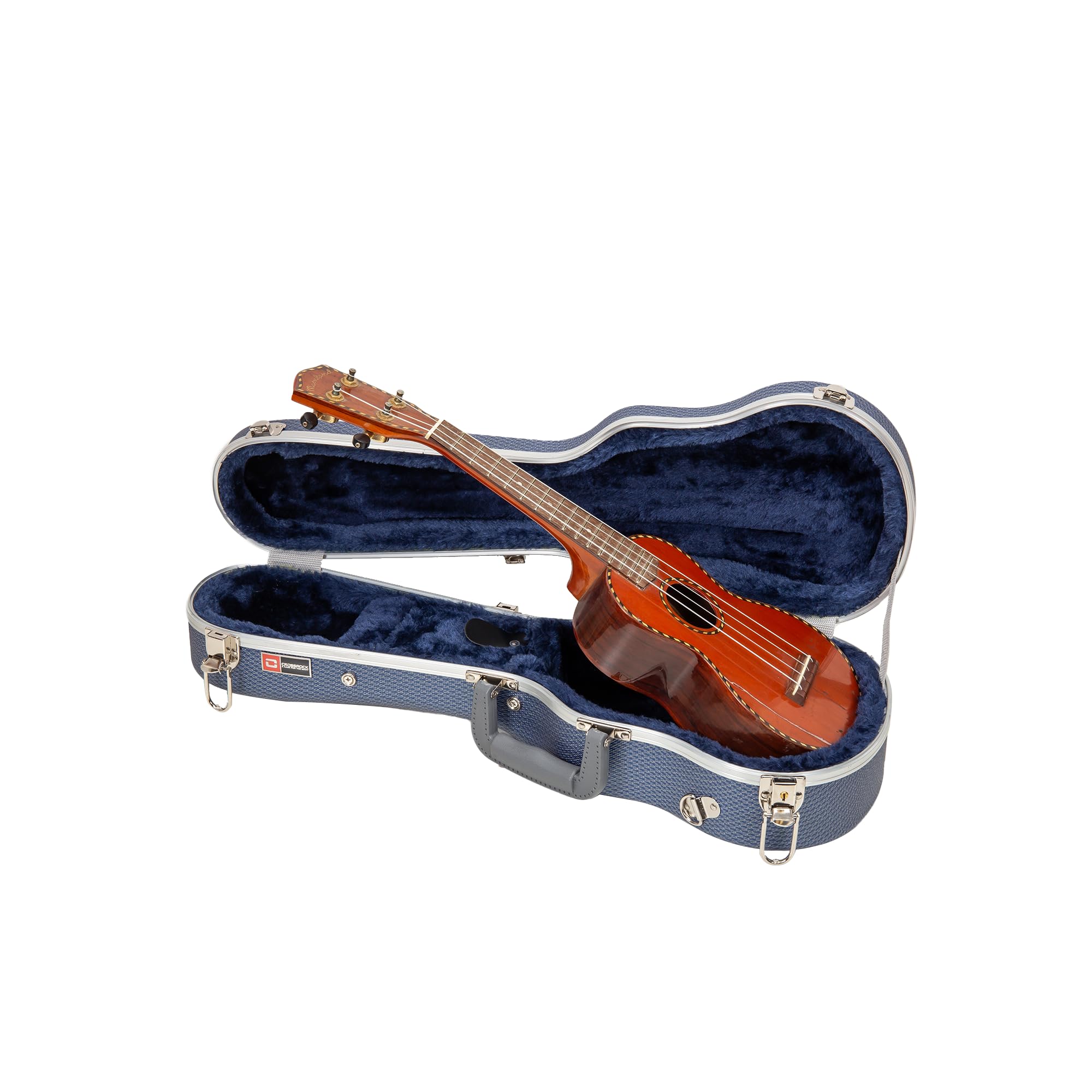 Crossrock, 0-String Soprano Ukulele, Super lightweight ABS Molded Hard Case in Blue, (CRA860SUBL)