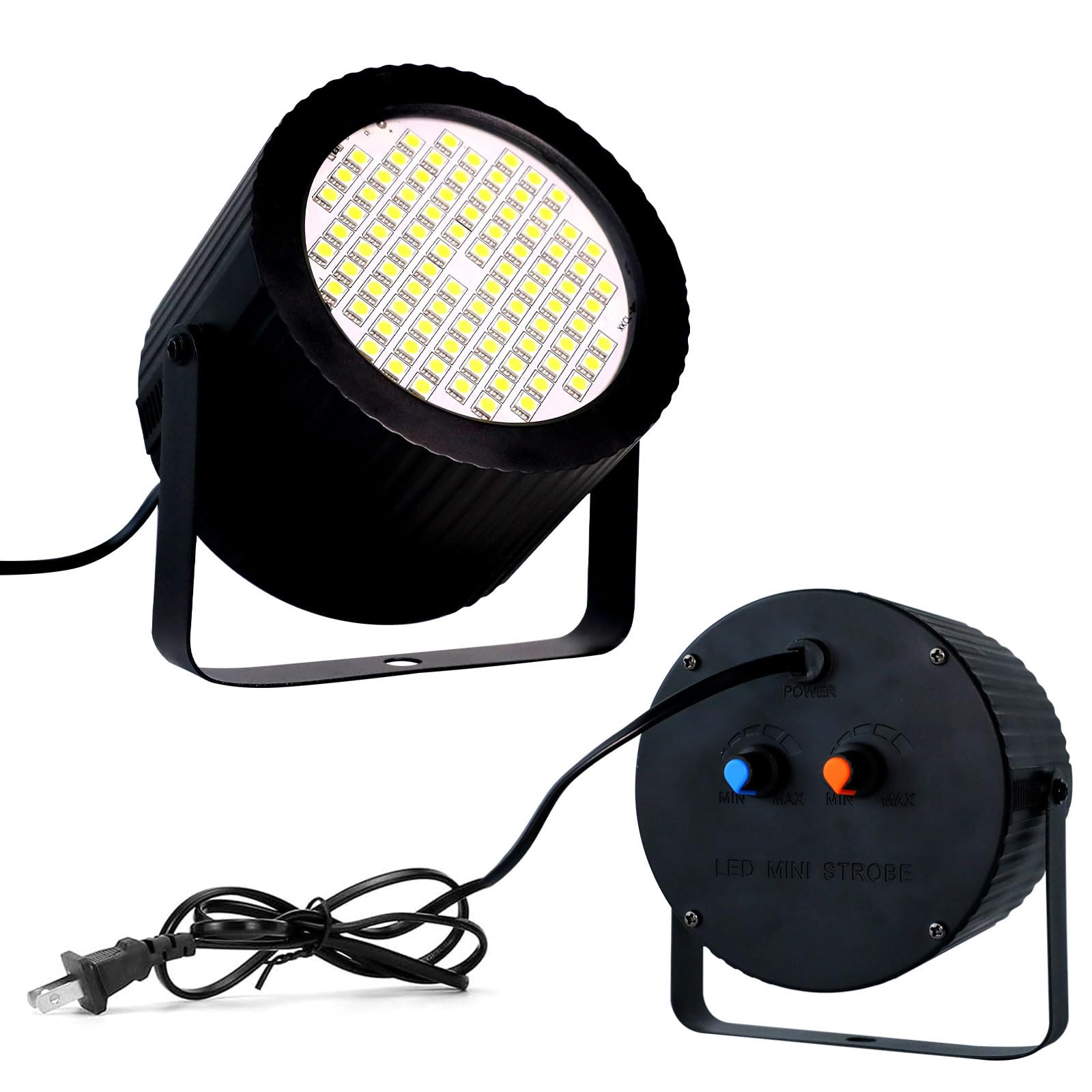 Enuoli Led Strobe Light 88 Super Bright Led Light With Sound Activation And Manual Control,Variable Flash Speed Control Flashing