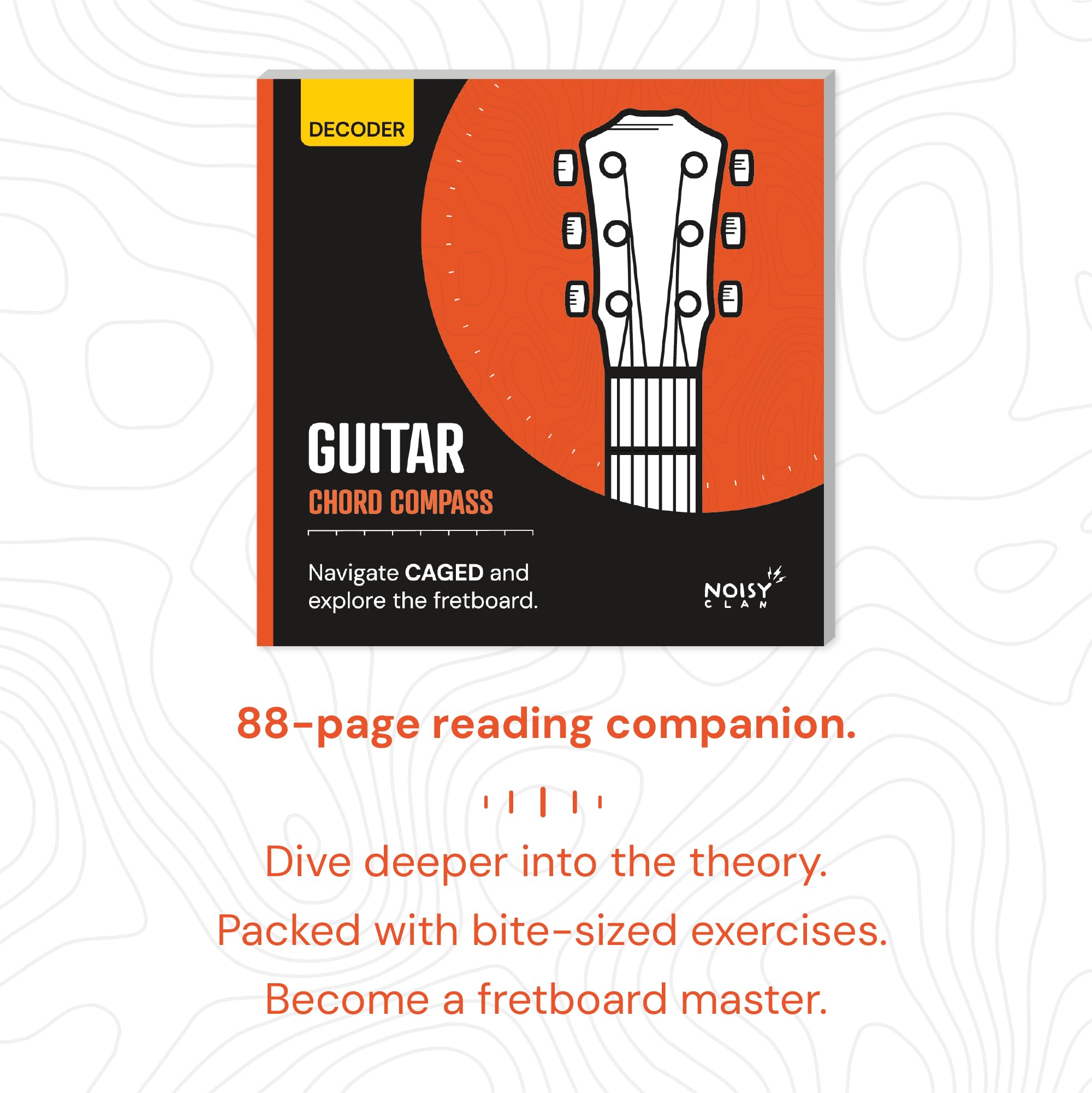 Guitar Chord Book & Chord Tool - Understand CAGED System for Guitar - Build Chords from Chord Structure and Recognising Chord Pa