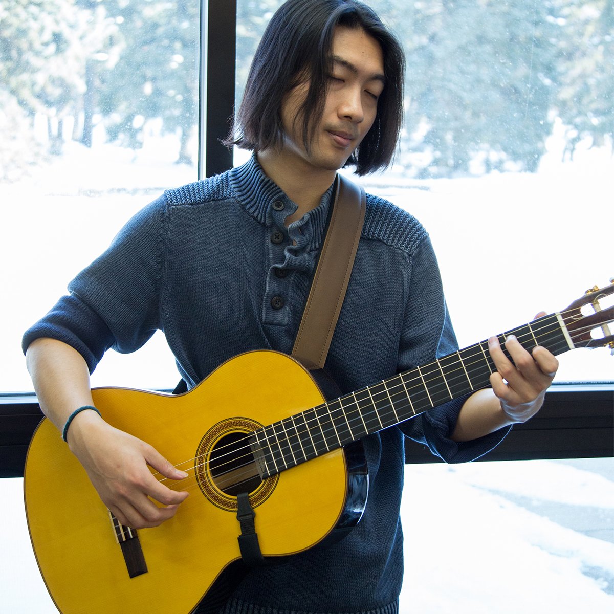 Neotech Slimline Classical Strap, Black Webbing (8201362), Medium / Large