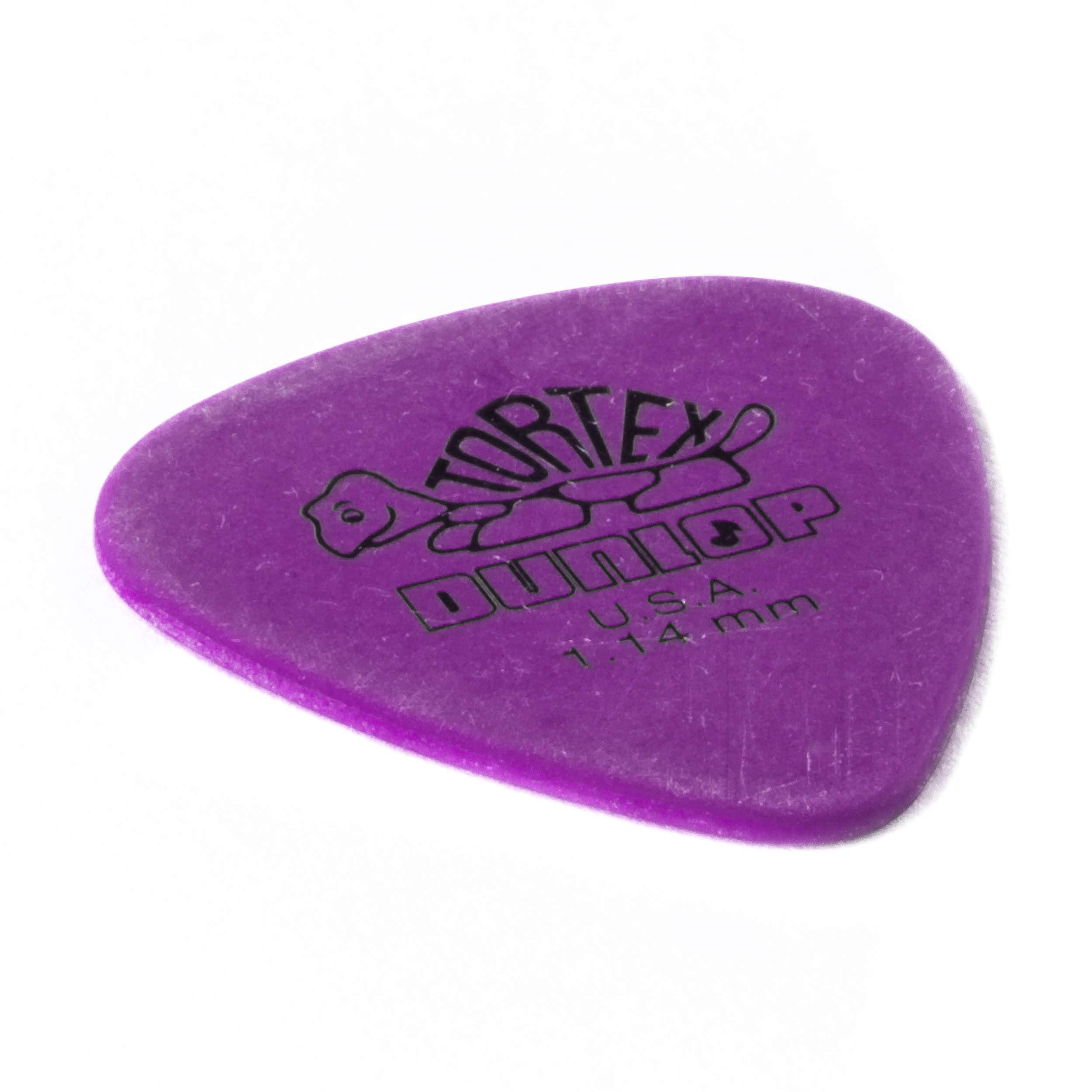 Dunlop Tortex Standard 1.14mm Purple Guitar Pick, 72 Pack