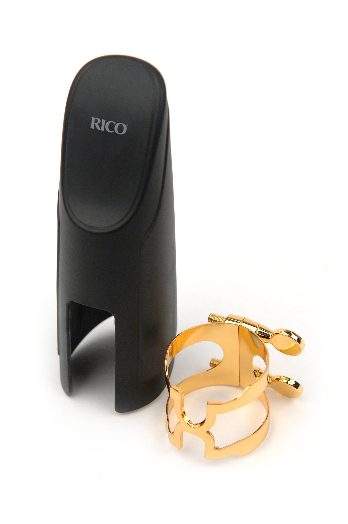 Daaddario Woodwinds H-Ligature  Cap, Baritone Sax For Selmer-Style Mouthpieces, Gold-Plated