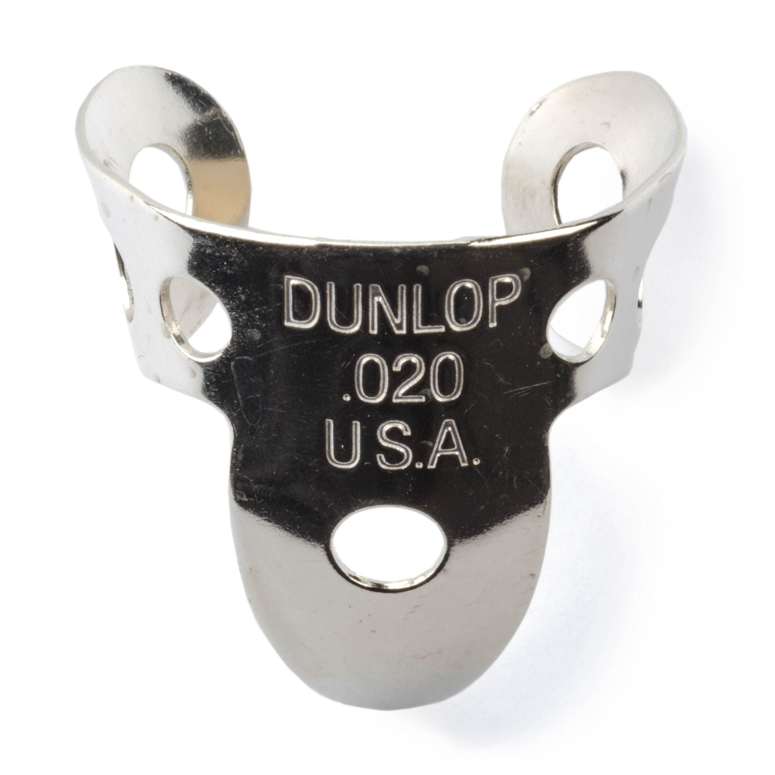 Jim Dunlop 33R020 Nickel Silver Fingerpicks, 020, 20Tube