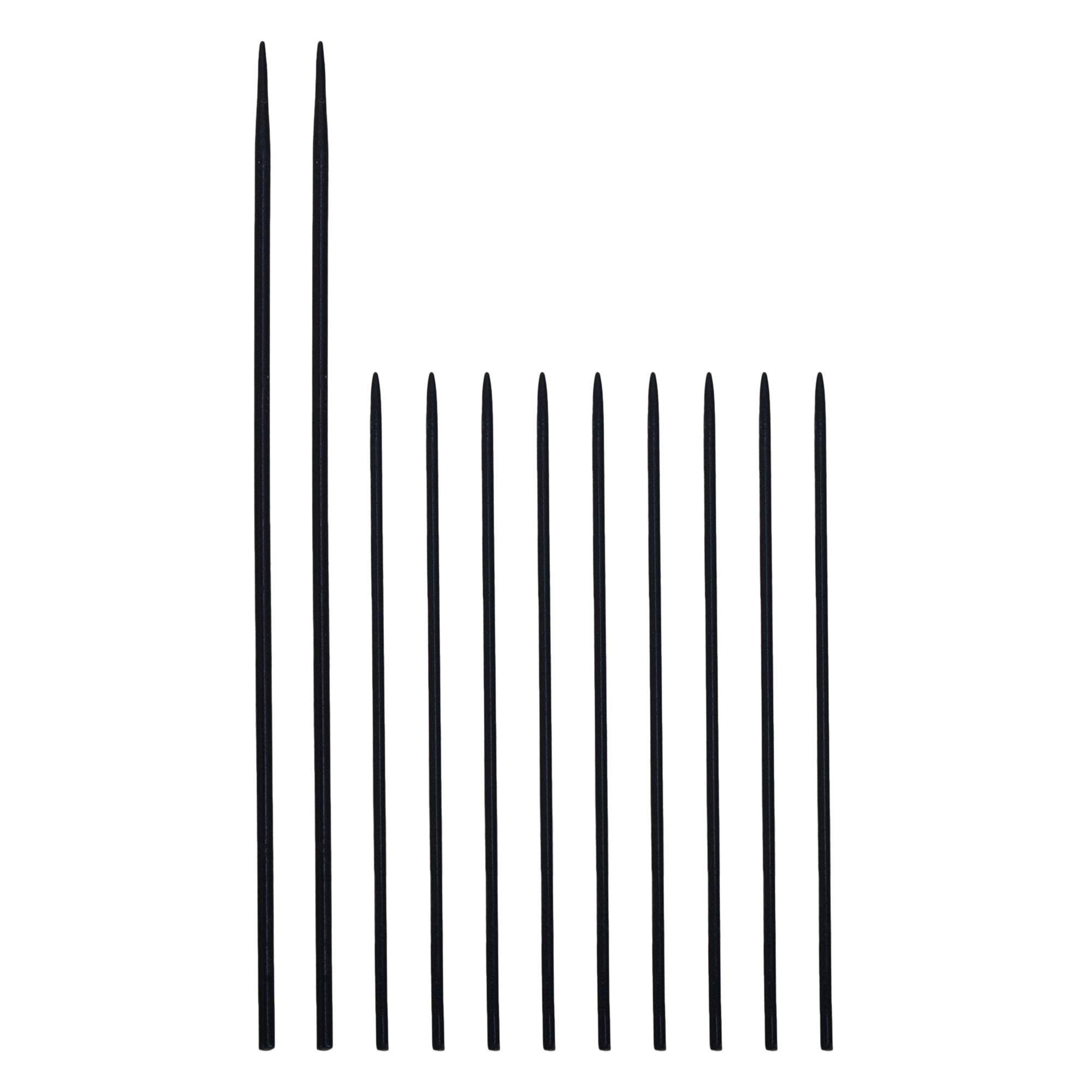 lovermusic Lovermusic Black Stainless Steel 0.6/0.8mm Diameter Clarinet Drill Spring DIY Repair Accessory Pack of 11