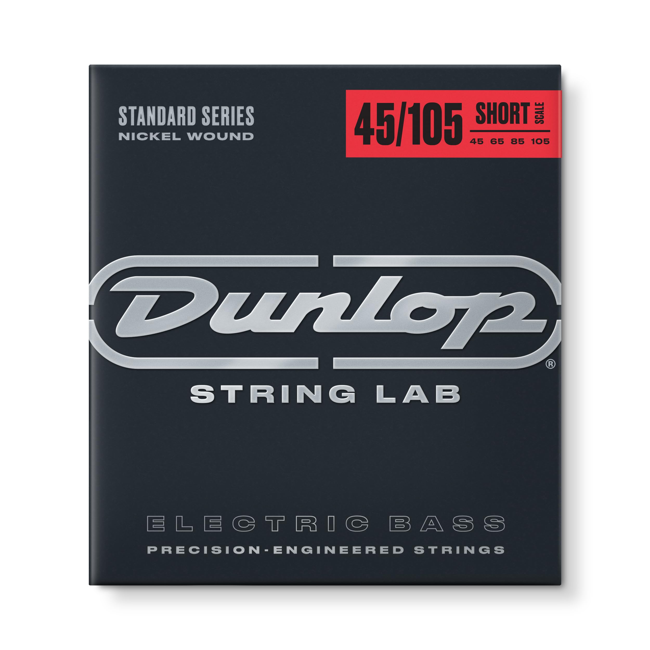 Jim Dunlop Standard Series Nickel Wound Short Scale Bass Strings 45-105