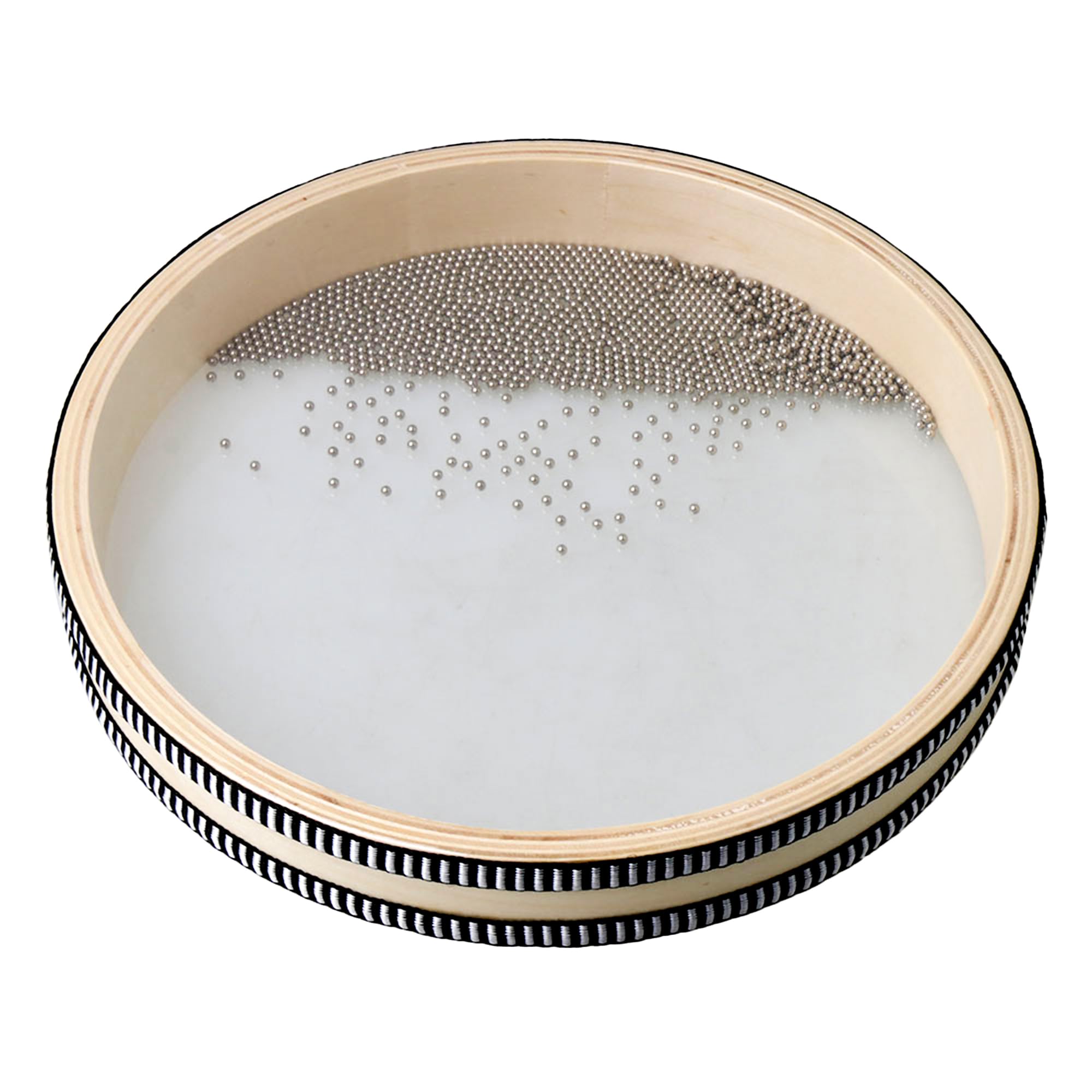 Bstinay Natural Color 10 Wave Bead Ocean Drum Musical Instrument Percussion