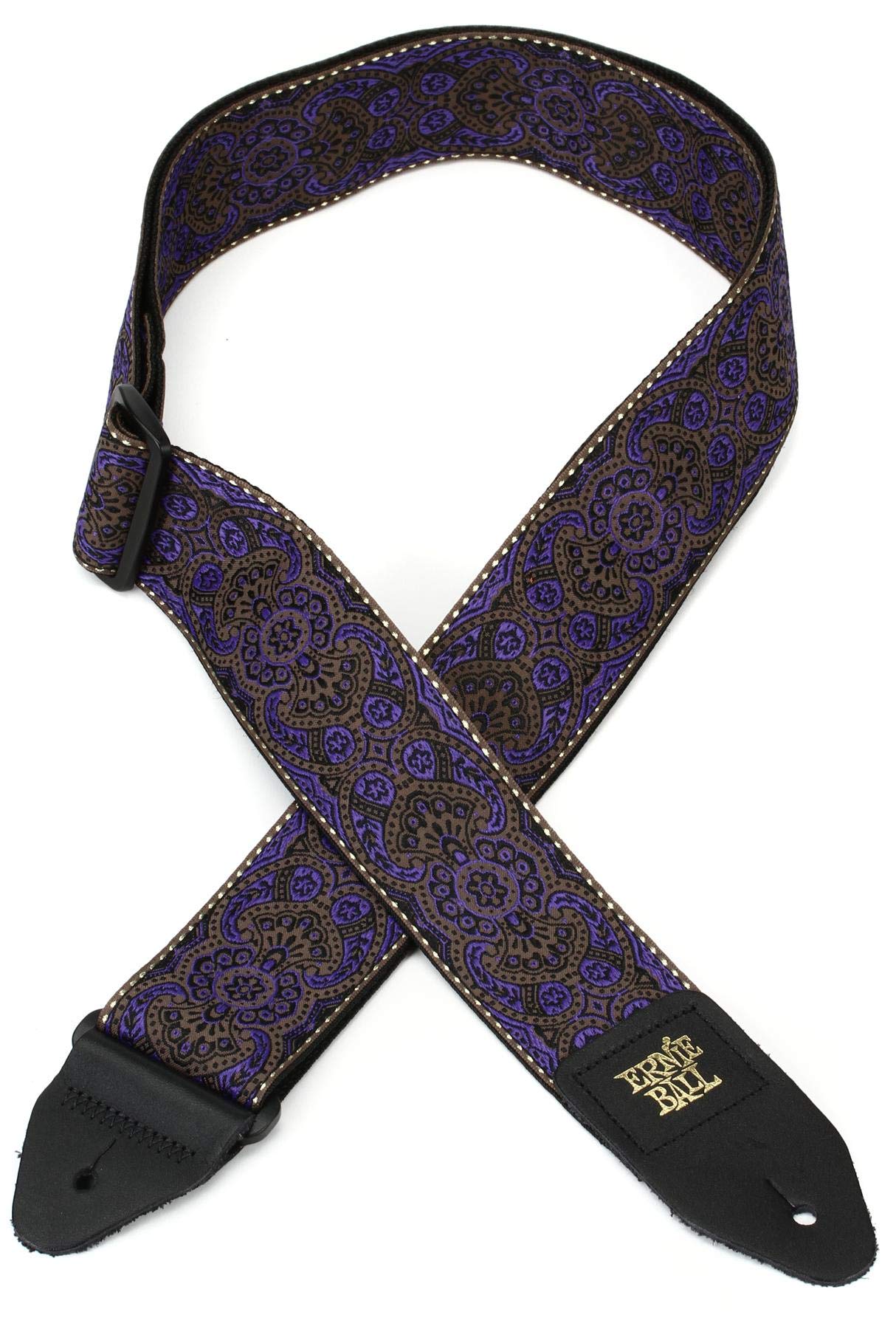Ernie Ball Jacquard Guitar Strap, Purple Paisley (P04164)