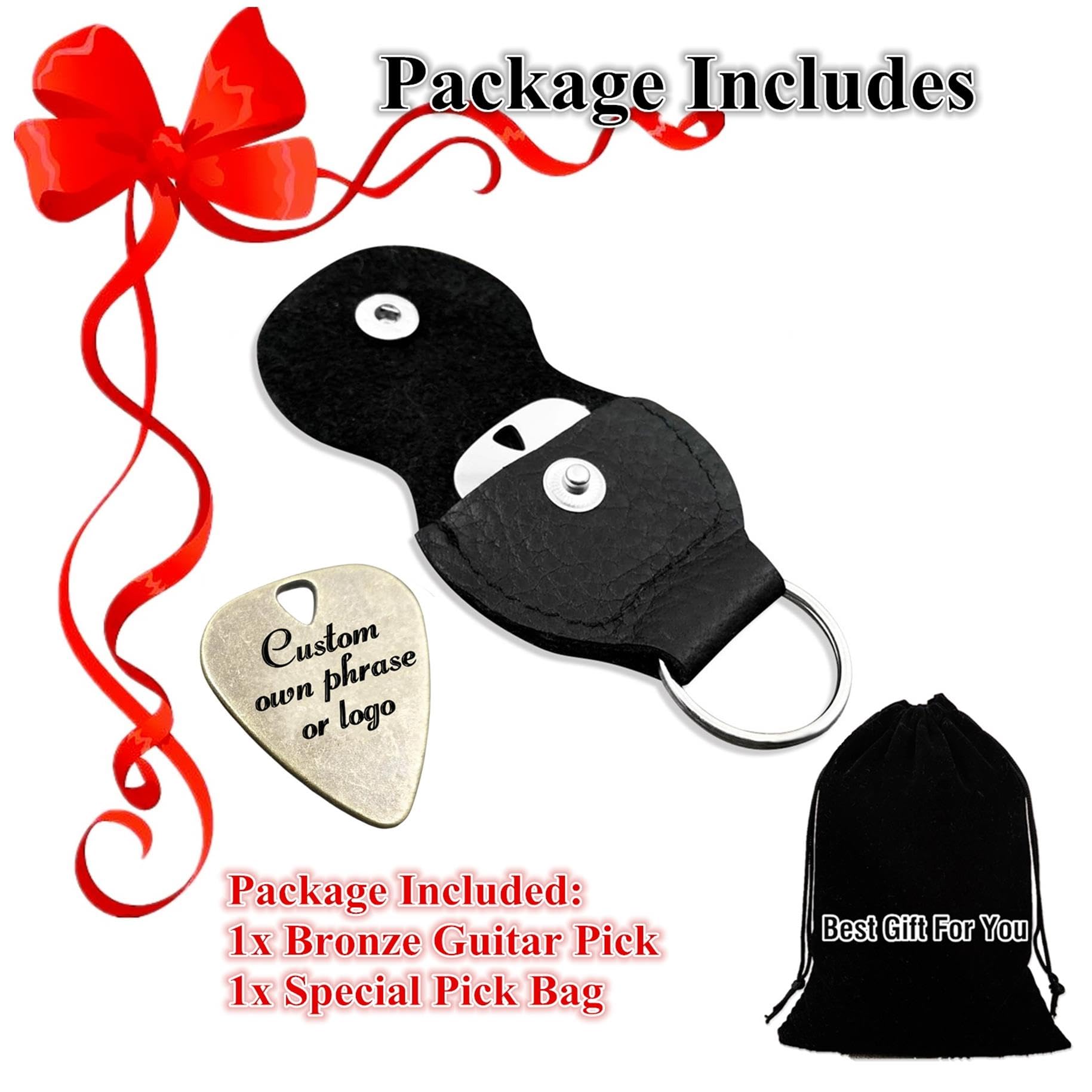 JUPPE Retirement Gifts For Grandfather, Metal Guitar Pick, I Couldn't Pick A Better Grandpa Bronze Guitar Picks & Bass Picks Mus