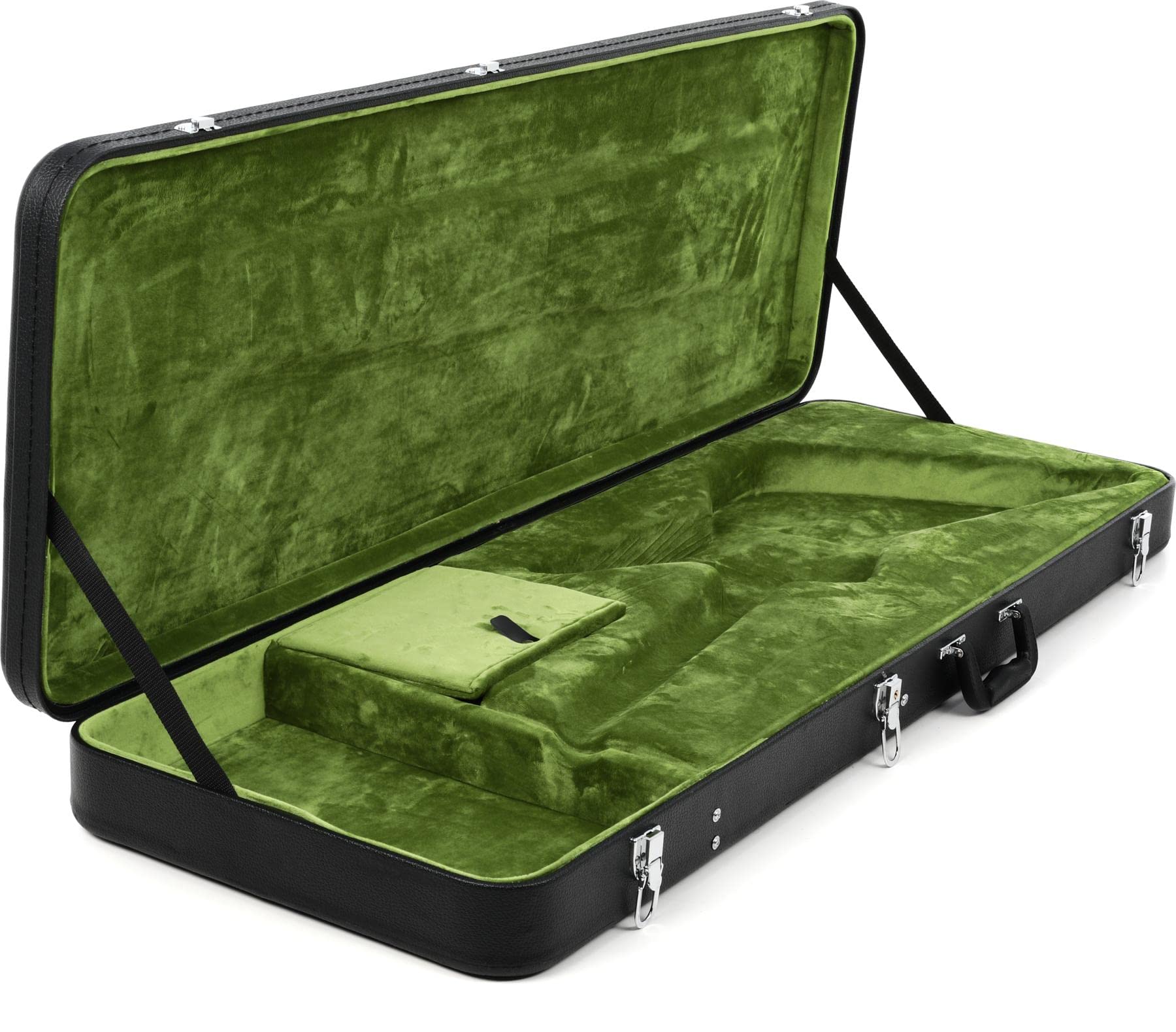Evh Shark Case - Black With Green Interior