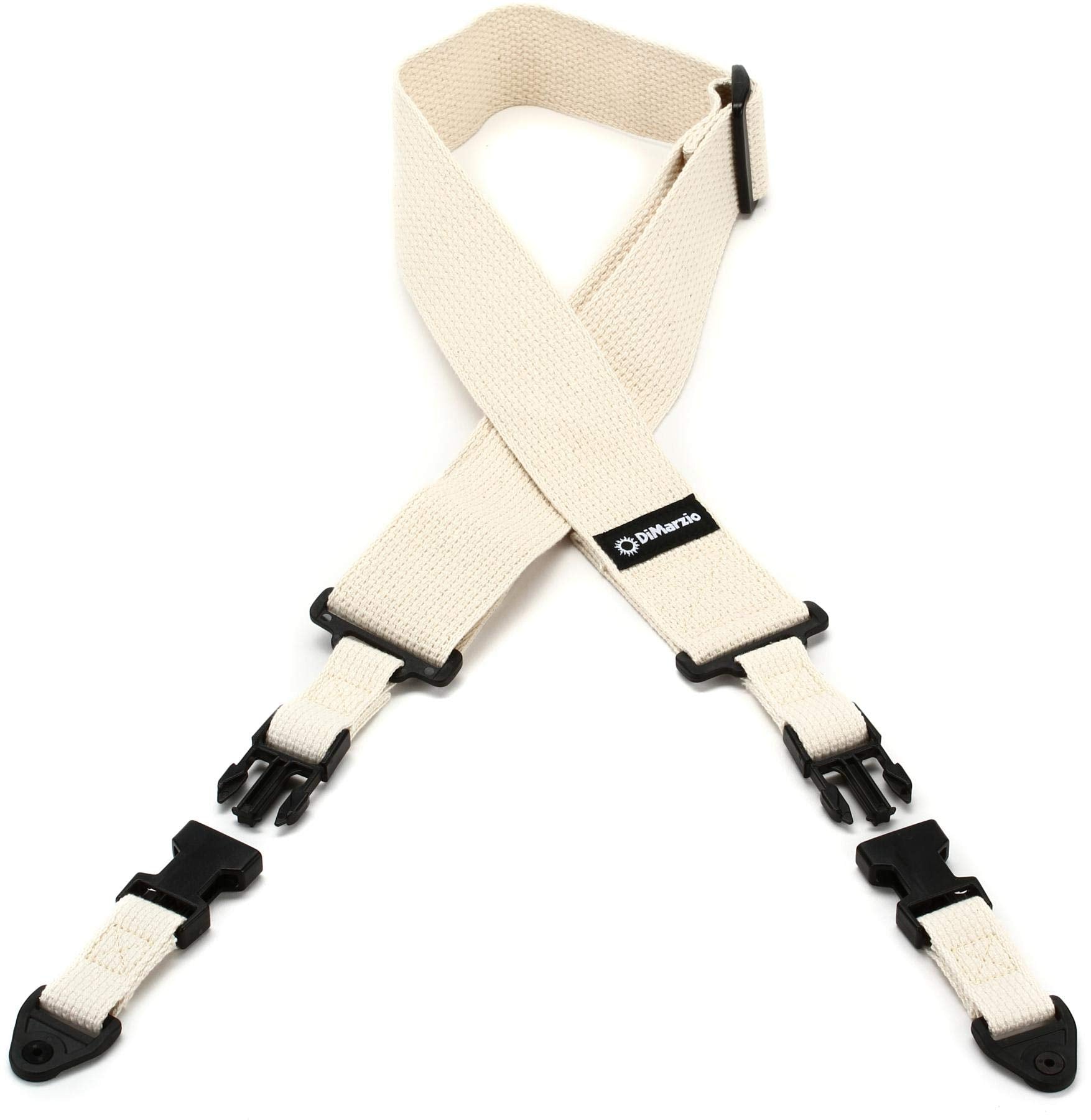 Dimarzio 2 Inches Cliplock Guitar Strap - Natural Cotton