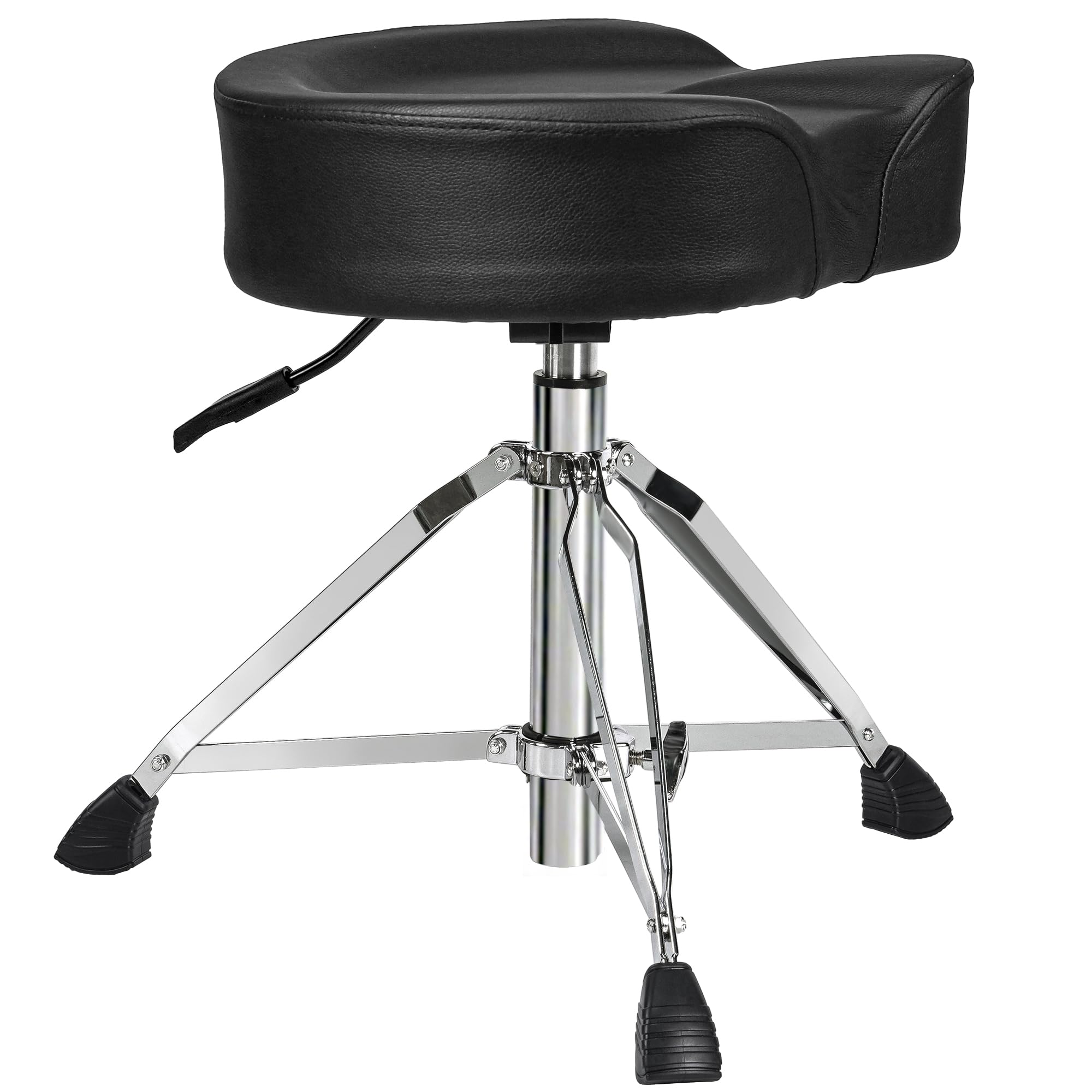 TIZECO Adjustable Guitar Stool with Backrest, Standard Guitar Seat Drum Seat, Adjustable Drum Throne,Musicians Throne