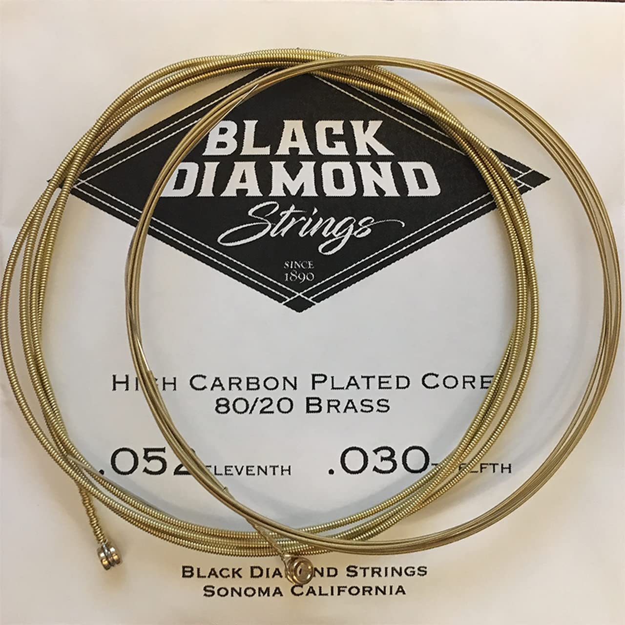 Black Diamond Strings N8020L Acoustic 80/20 Brass Wound Light .012P.016P.024B.032B.042B.053B