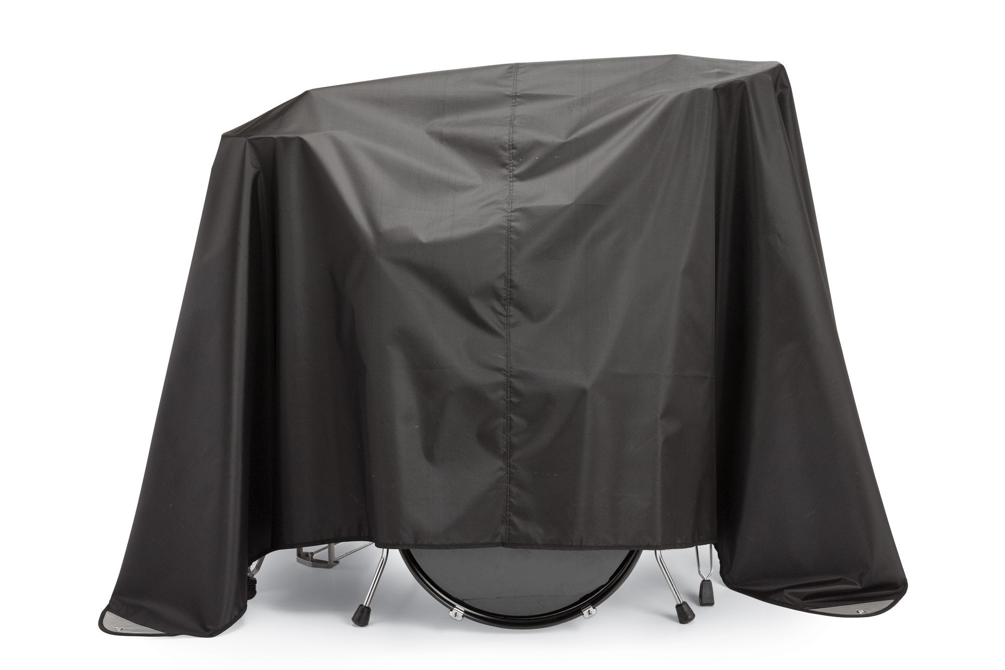 Maloney StageGear Drum Set Dust Cover with Weighted Corners - Water Resistant Black Nylon Keeps it Free from Dust, Dirt, & Moist