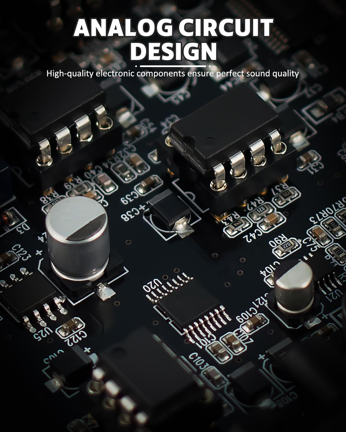 STRICH DYNACOMP Compressor Guitar Pedal, Essential Pure Analog Effect Pedal, 3 Knobs Control, True Bypass for Electric Guitar, G