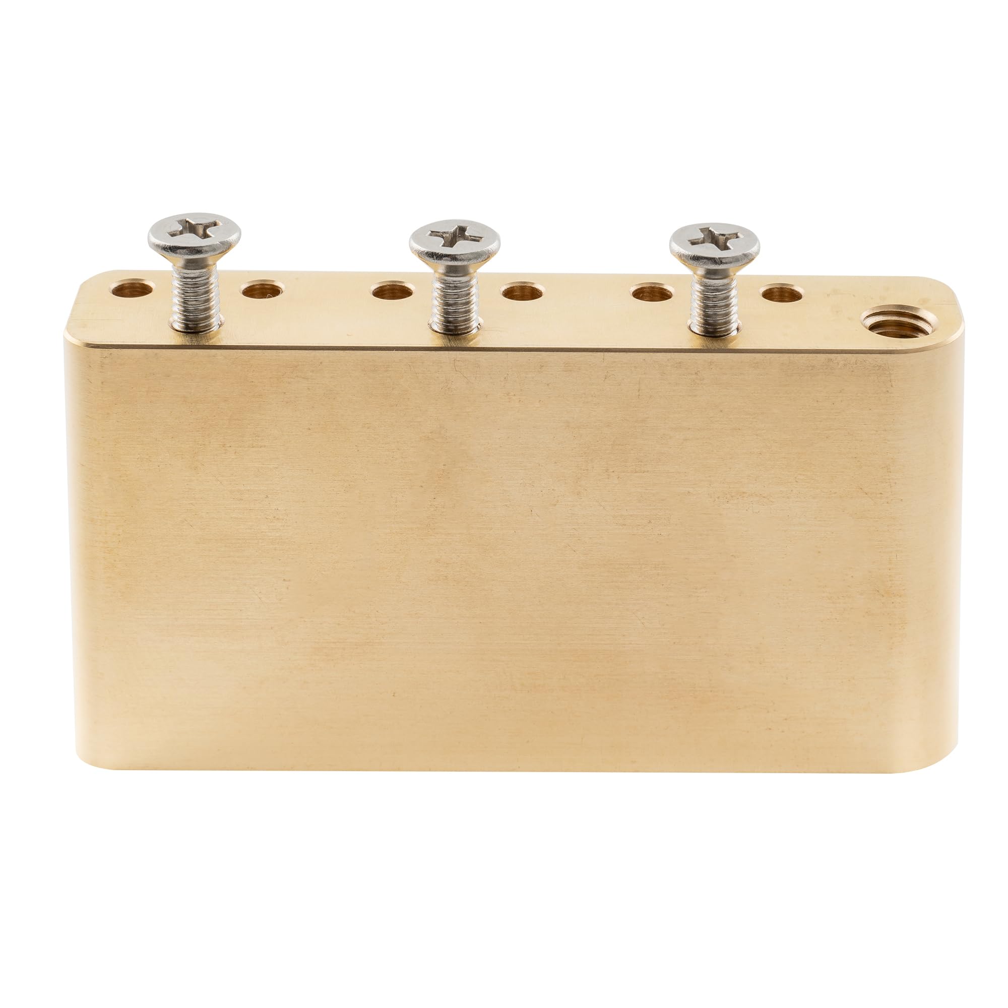 Musiclily Ultra 52.5mm (2-1/16 inch) Full Solid Brass 36mm Short Tremolo Block for China made Squier New after 2021 Affinity 2-p