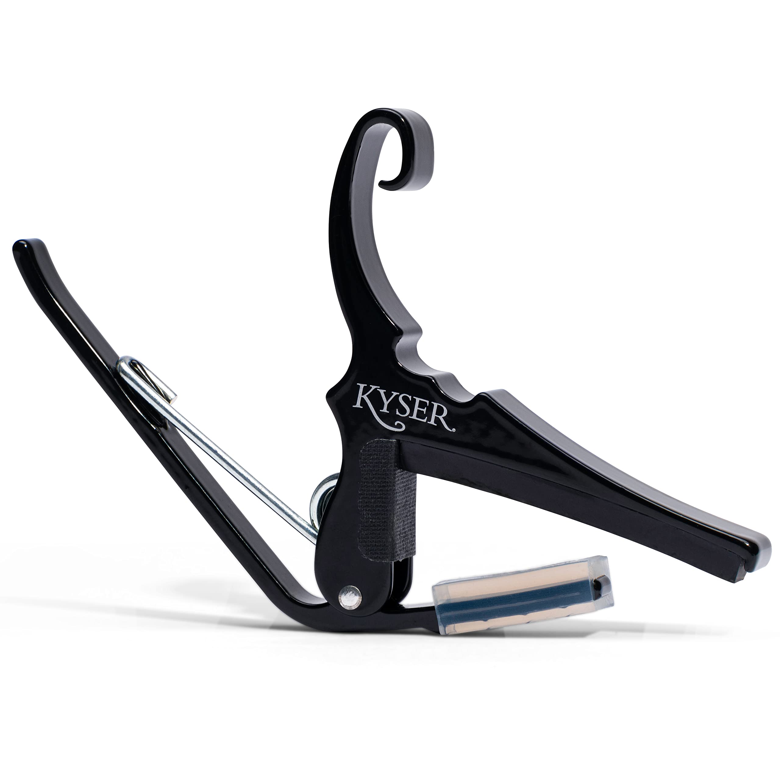 Kyser Quick-Change Guitar Capo For 6-String Acoustic Guitars, Black, Kg6Ba