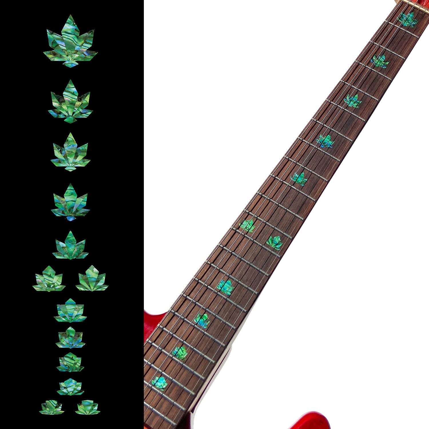 Inlay Sticker Fret Markers For Guitars & Bass - 420 - Abalone Green