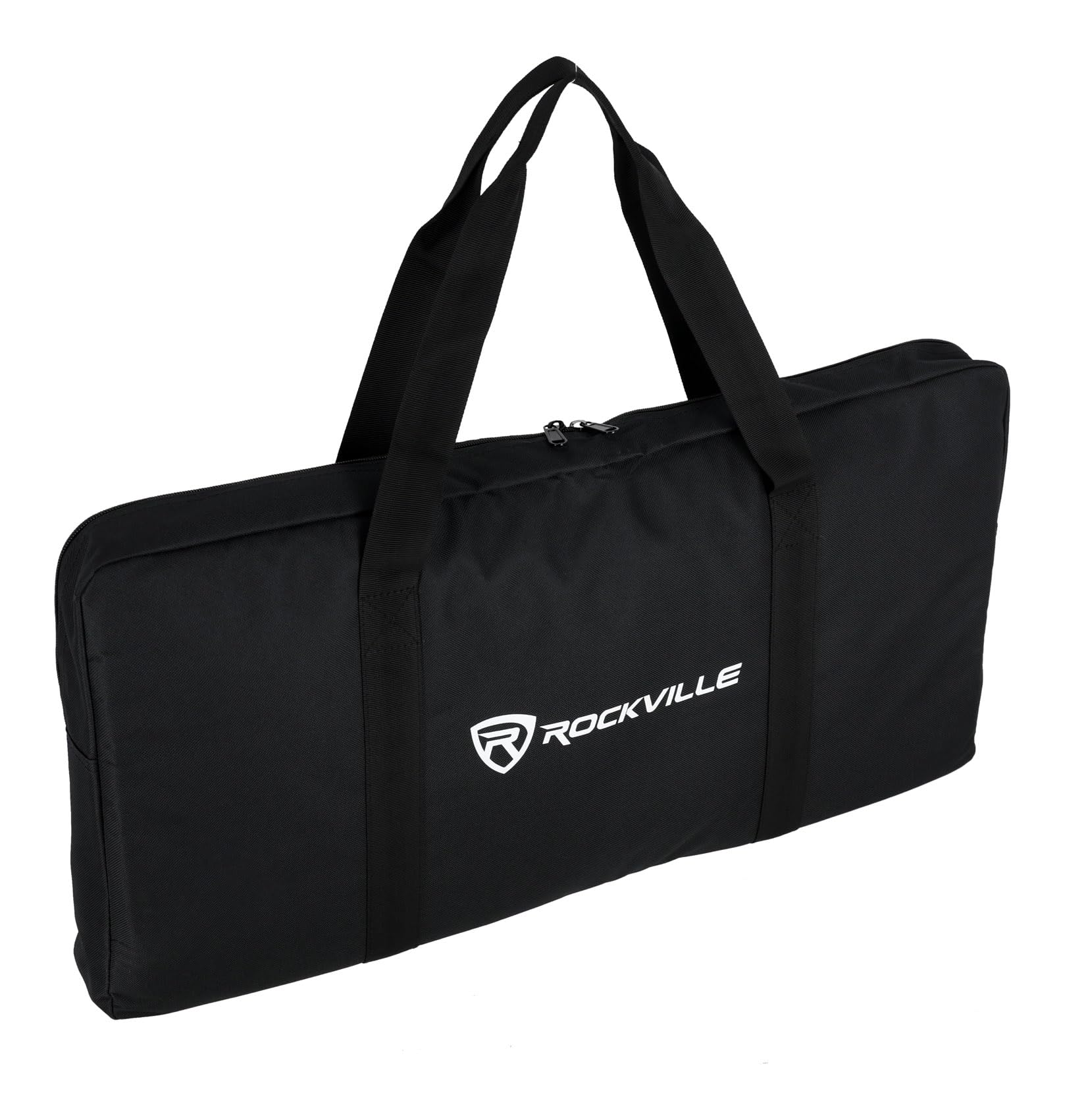 Rockville BAG for 4x SABER STANDS, Compact Carry Bag, Foam Padding, Water-Resistant Nylon, 4 Internal Pockets, for DJs and Event