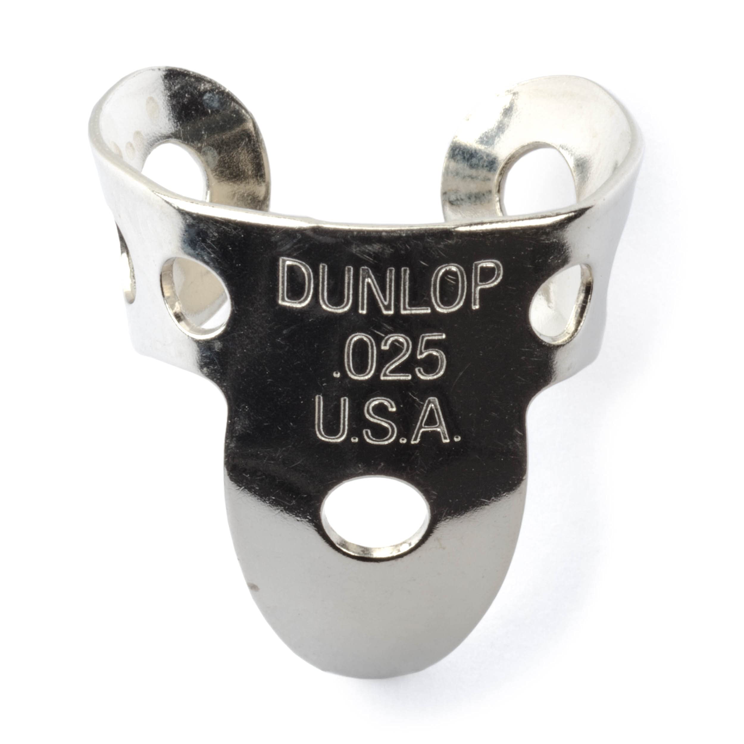 Jim Dunlop 33R.025 Nickel Silver Fingerpicks, .025'', 20/Tube
