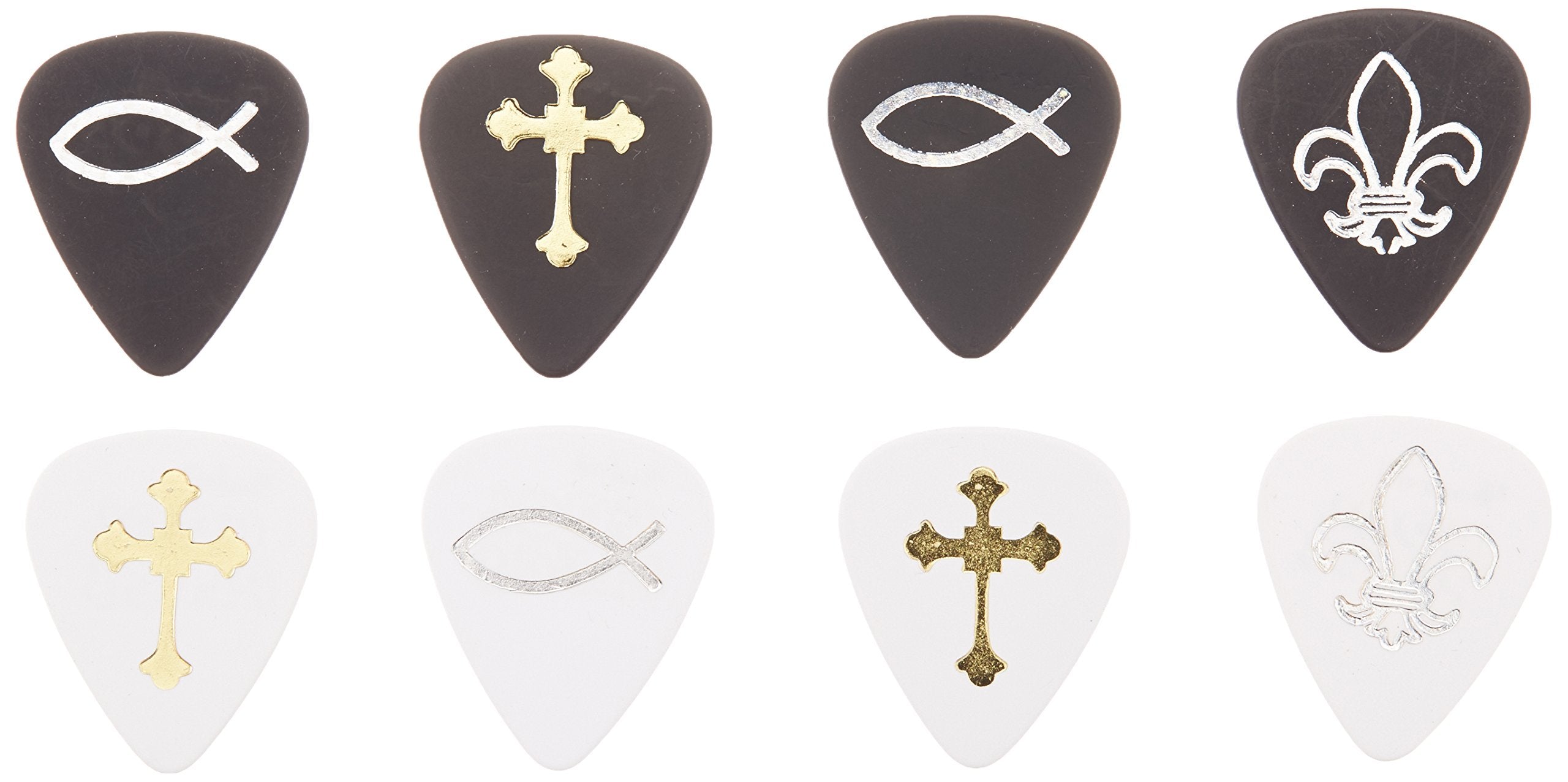 Dandrea Cool Plecs Guitar Pick - Christian (12 Piece)