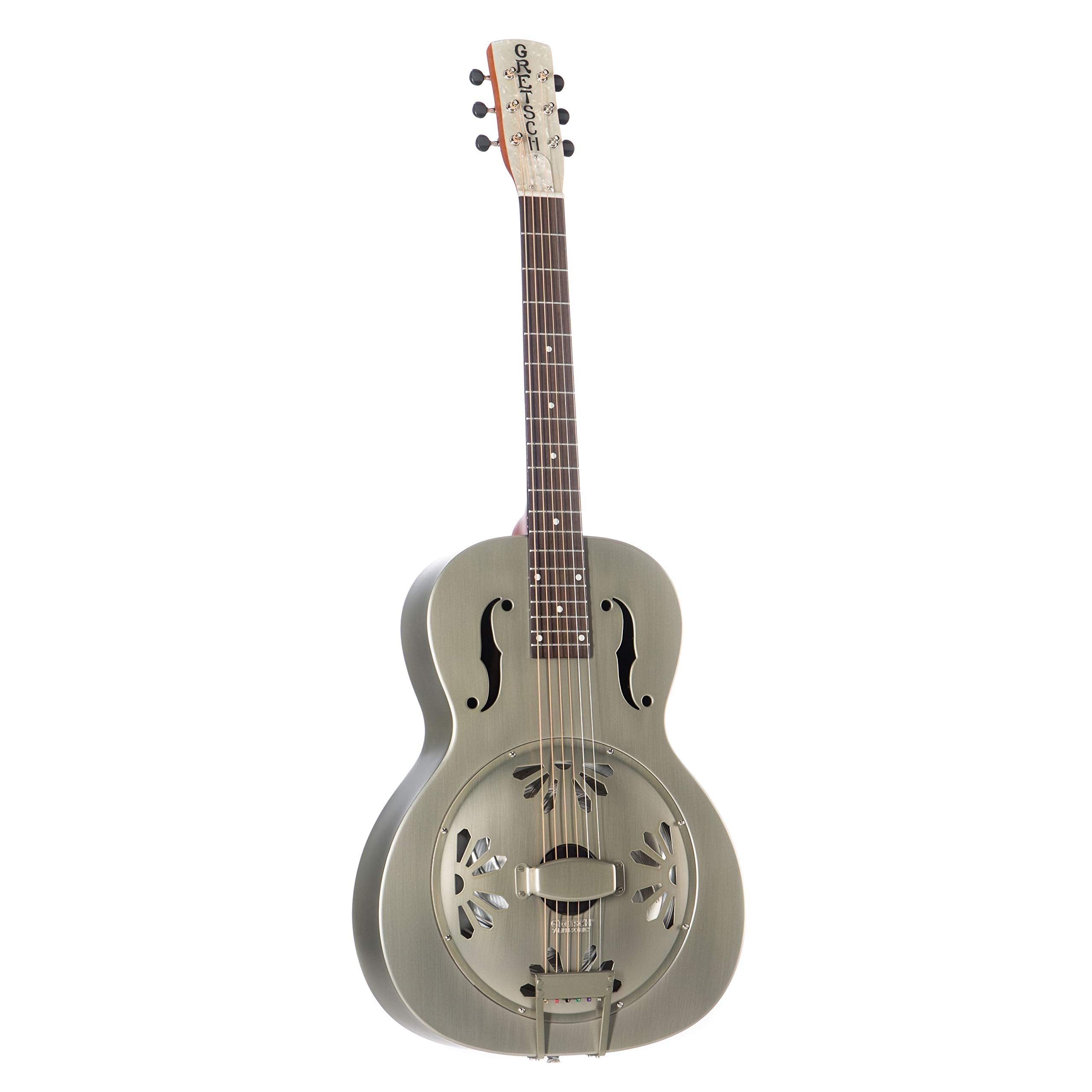 Gretsch G9201 Honey Dipper Round-Neck Metal Resonator - Brass Body, Padauk Fingerboard