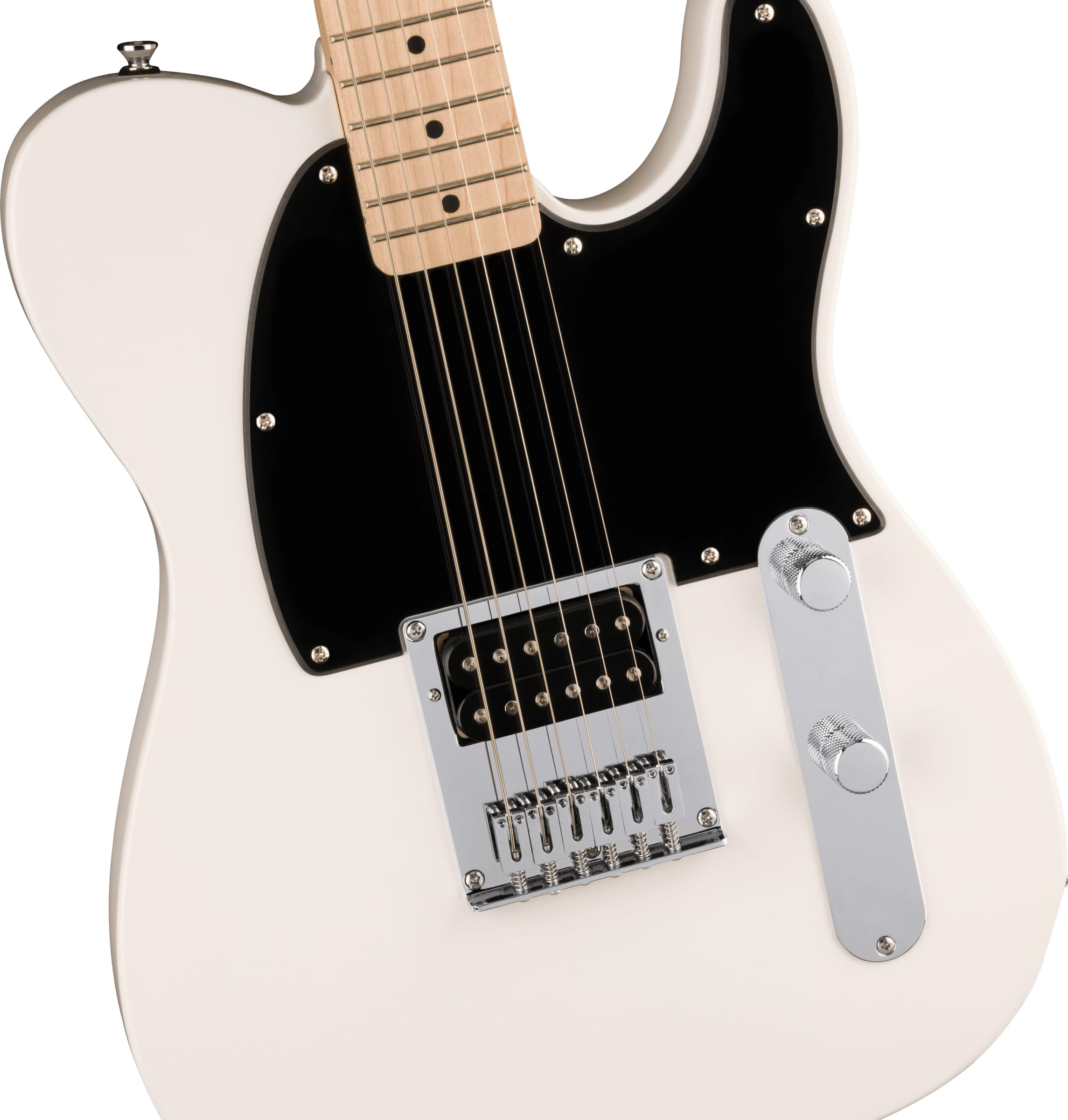 Squire Sonic Esquire Electric Guitar, Arctic White, Maple Fingerboard