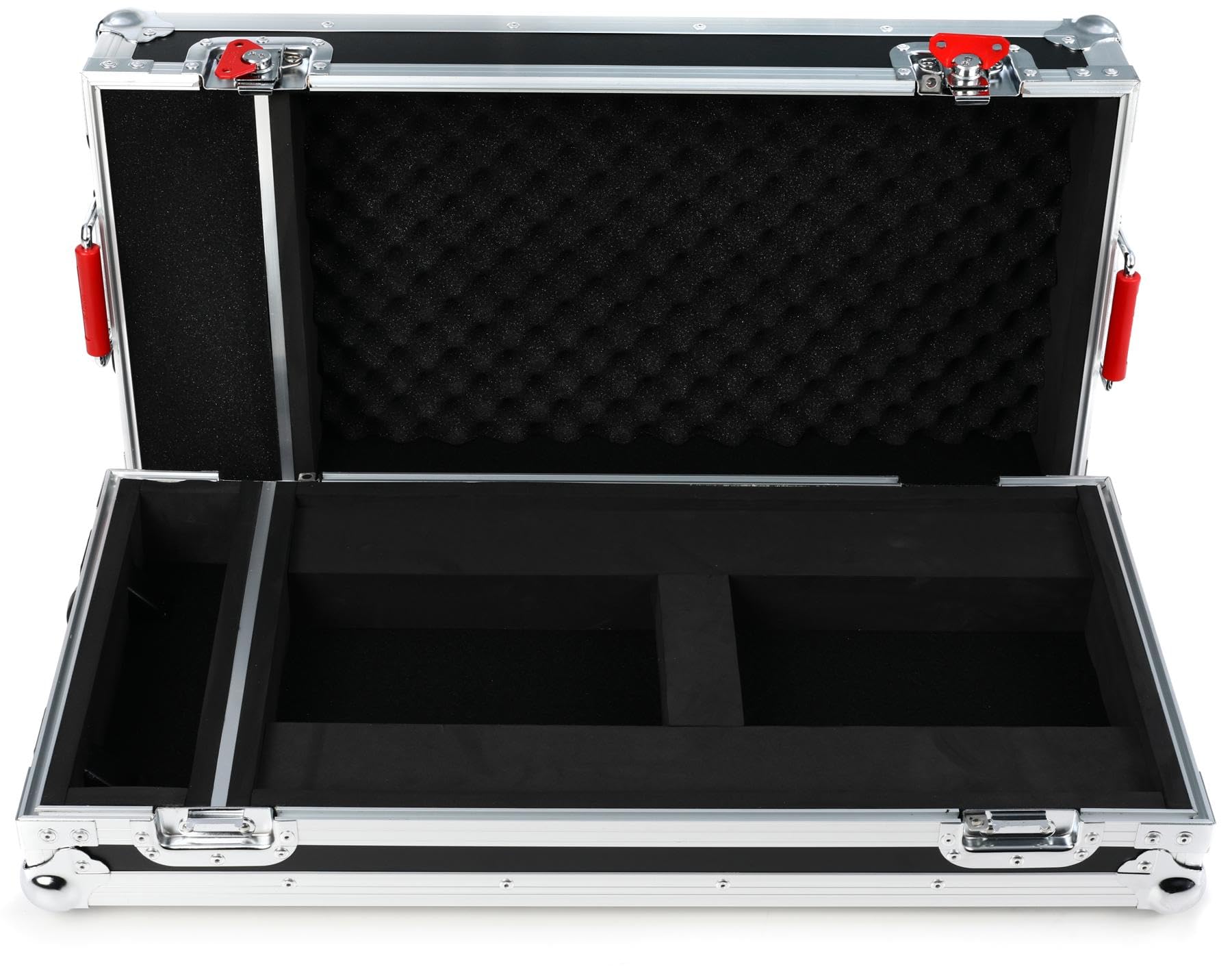 Gator Cases Heavy-Duty G-TOUR Style Live-In Road Case for Line 6 Helix Multi-Effects Floor Processor with Wheels (GTOURHELIXFLOO