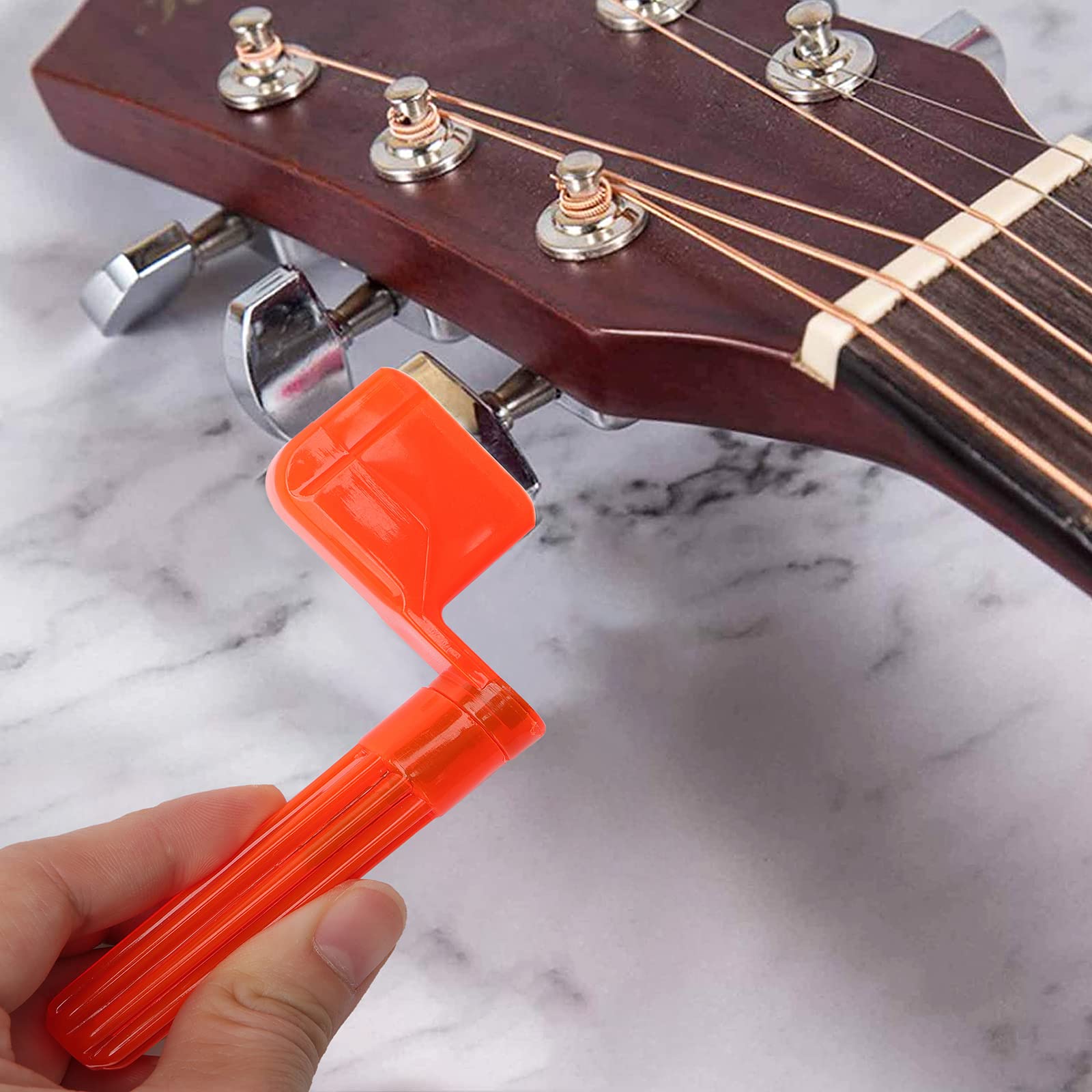 Acoustic Electric Guitar String Winder Multi-Color Guitar Peg String Winder Pin Remover Pack of 5