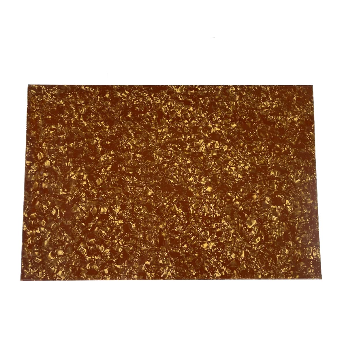 Dopro Blank Guitar Bass Pickguard Material Scratch Plate Material Sheet 290x431mm Gold Pearl