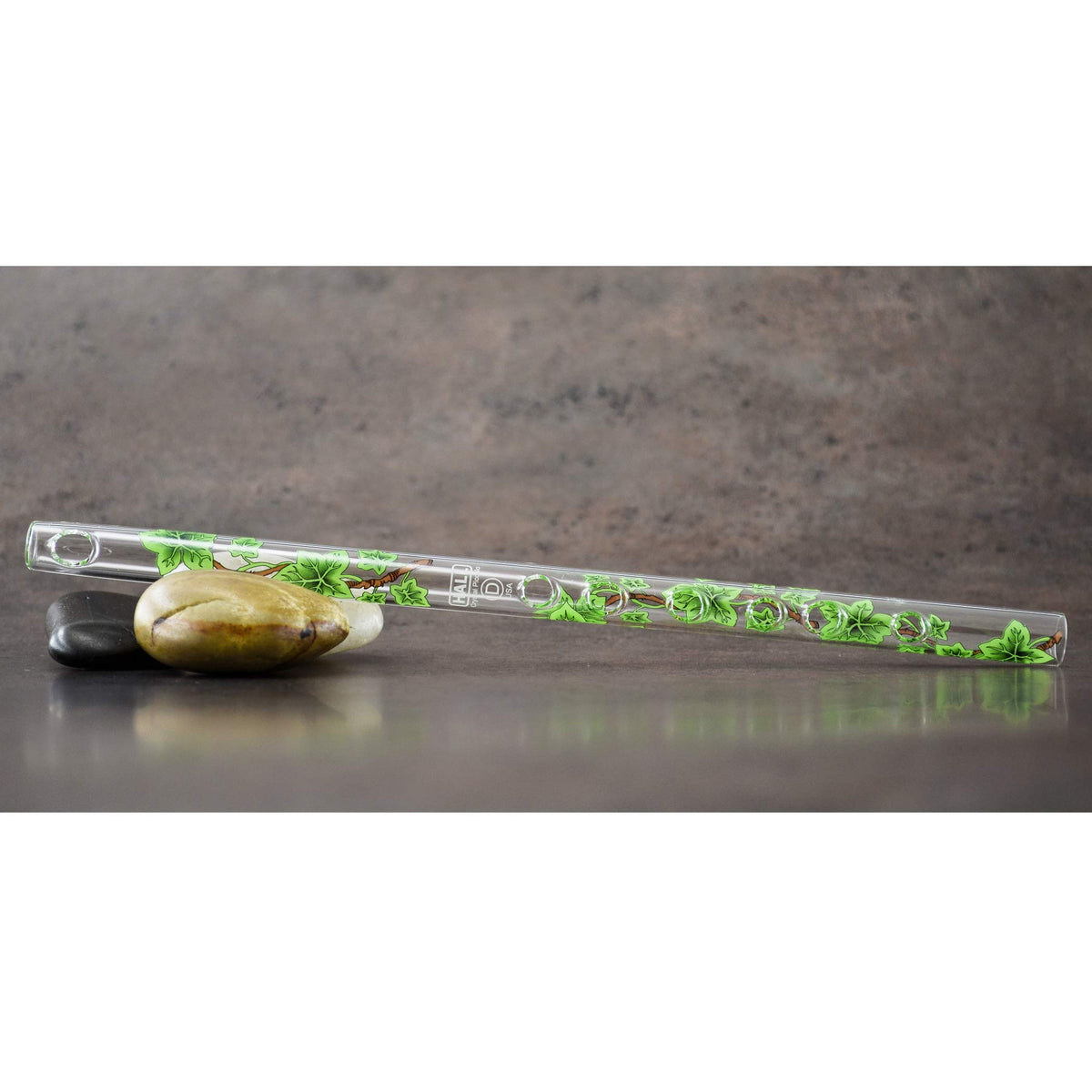 Hall Crystal Flute 11004 - Inline Glass Piccolo In D - Green Ivy
