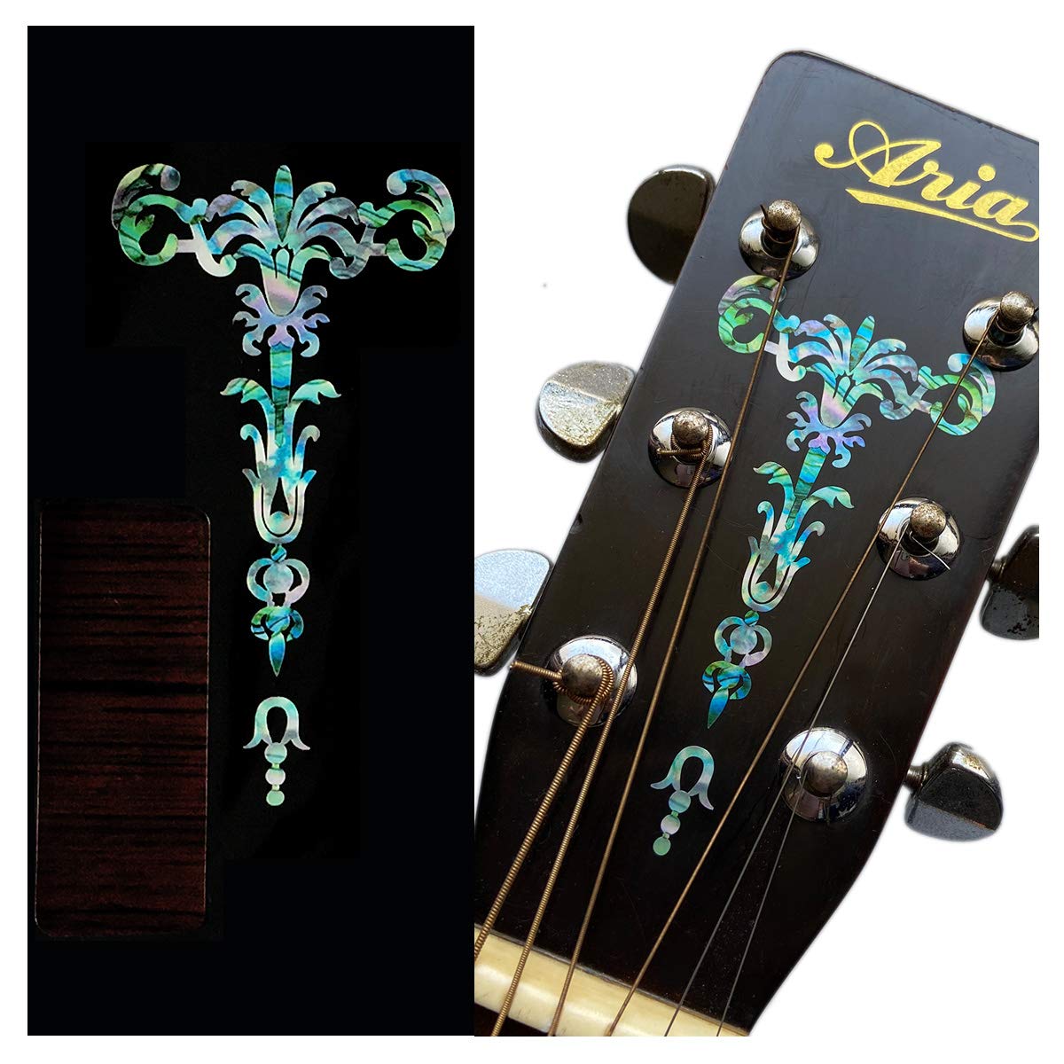 Inlaystickers Sticker/Decal (H-114Gt-Mx) – Emusicmart