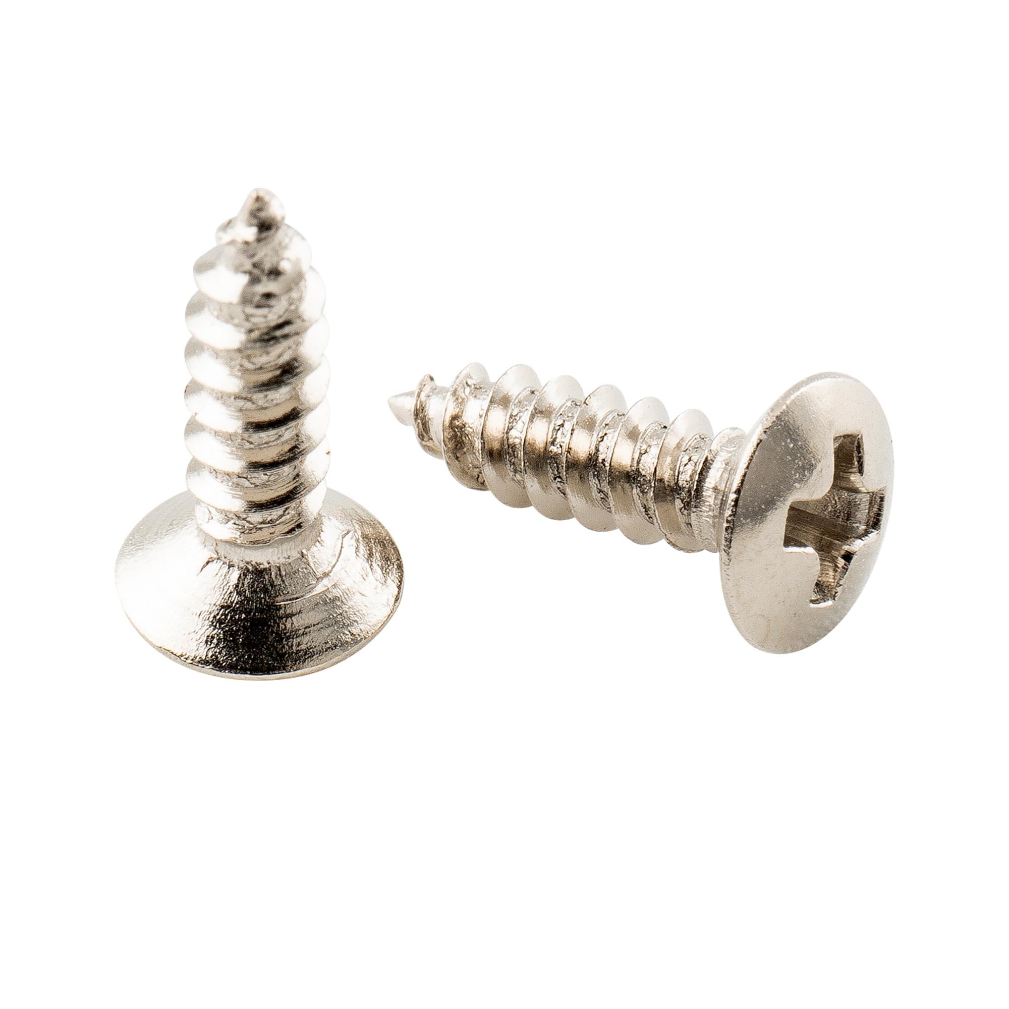 Musiclily Basic 2.5x10mm Metal Metric Thread Guitar Pickguard Jack Screws Truss Rod Cover Mounting Screws for Epiphone Les Paul