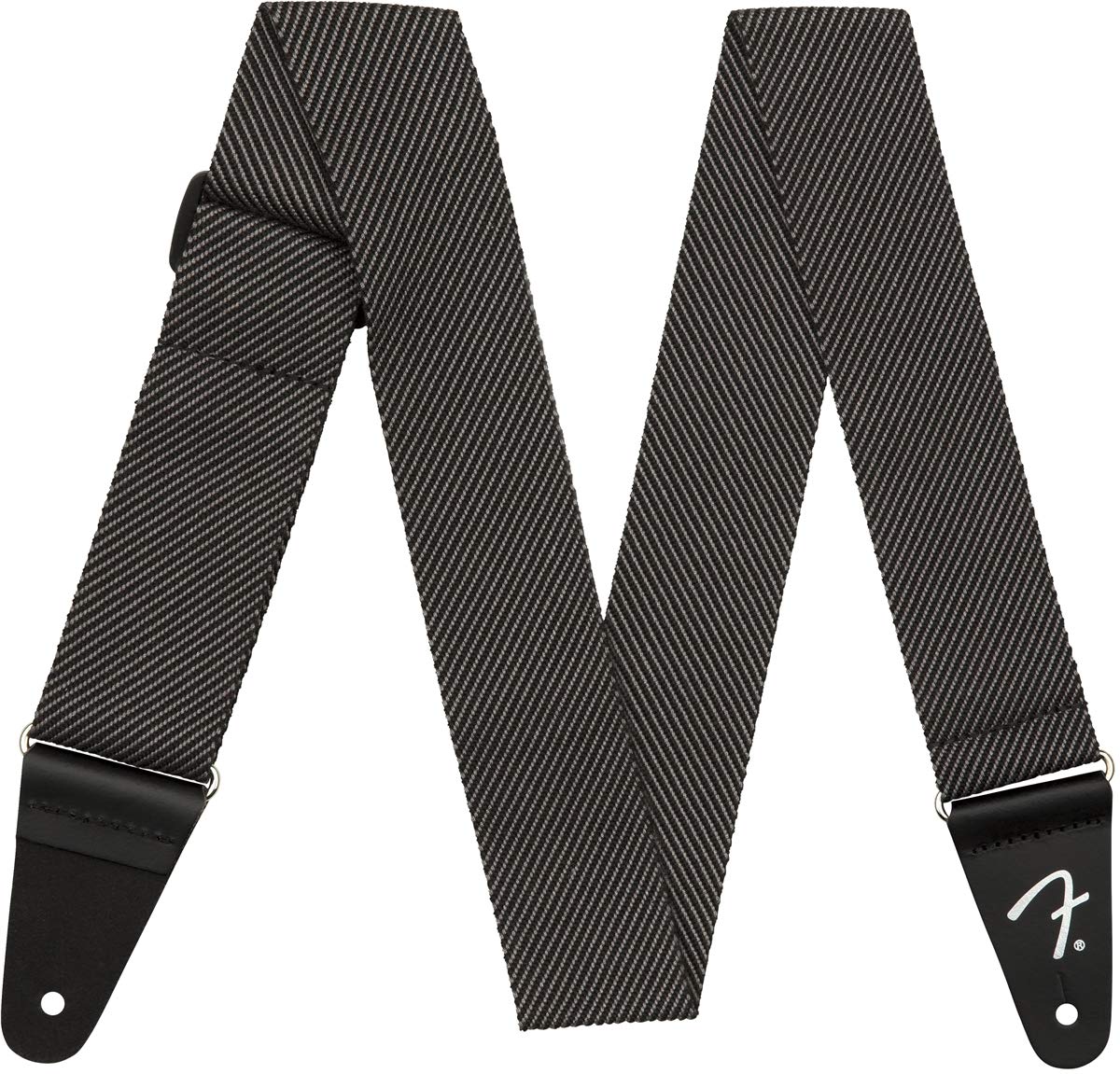 Fender Modern Tweed Guitar Strap, 2In, Gray/Black