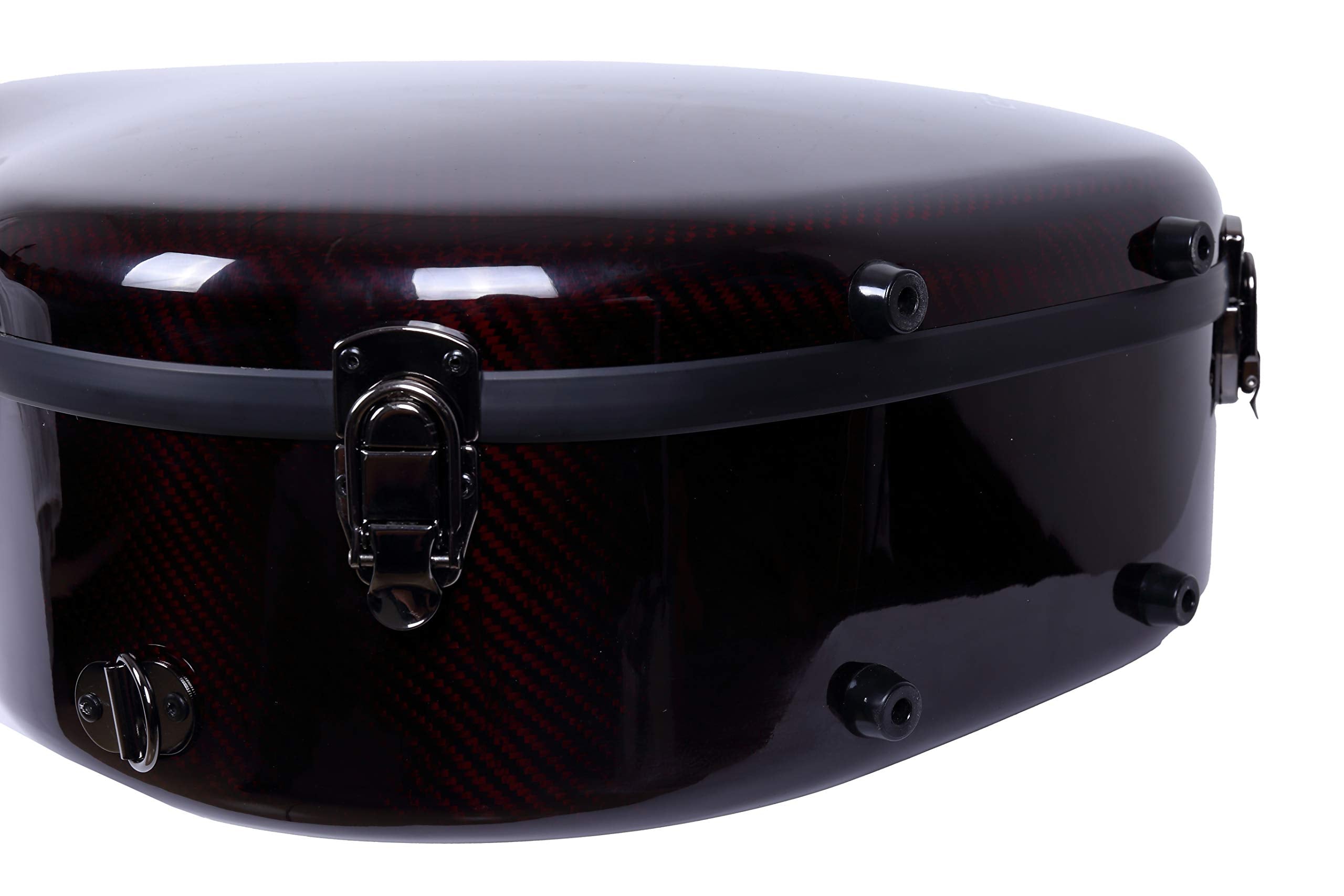 Crossrock Dreadnought Acoustic Guitar Flight Case, 100% Carbon Fiber Hard Shell with Backpack and Protective Cover(CRF6020DRD)