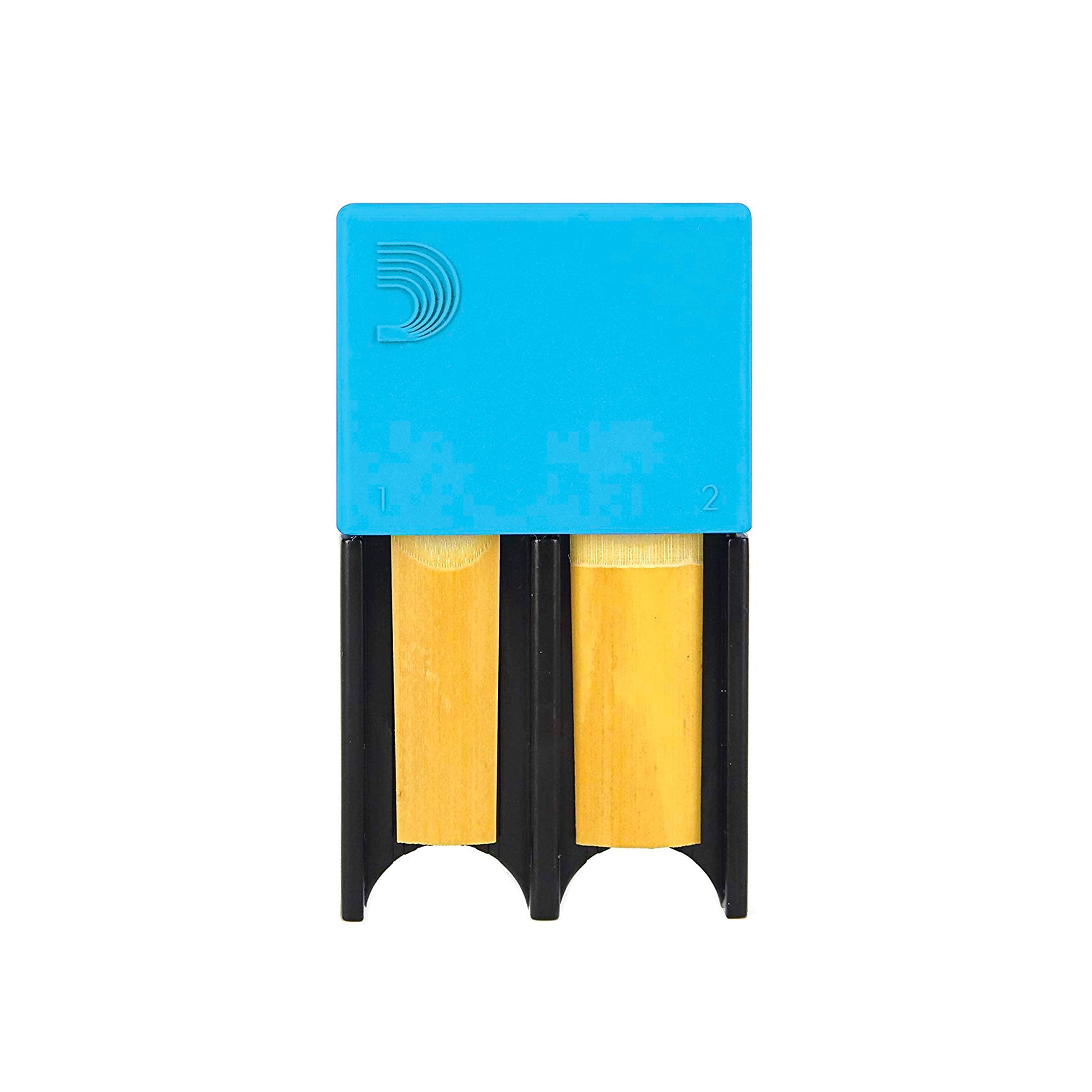 DAddario Woodwinds Reed Guard - Sax & Clarinet Reed Case - Fits Reeds for Eb Clarinet, Bb Clarinet, Soprano Saxophone, & Alto S