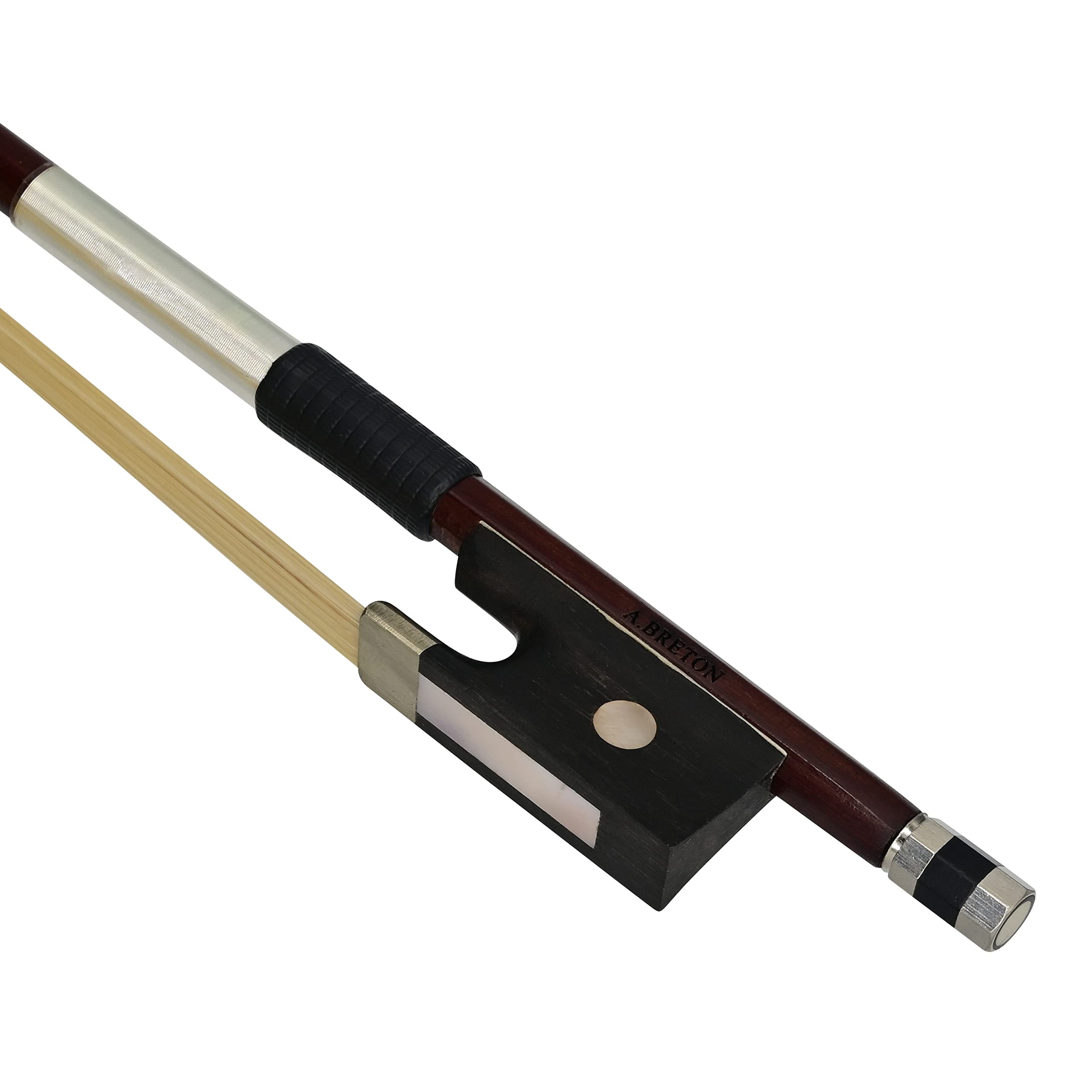 Anton Breton AB-110 Brazilwood Student Violin Bow - 1/16 Size